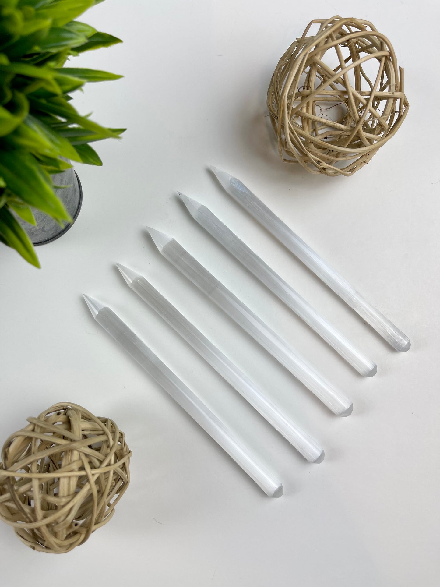 Selenite Pencil Wands