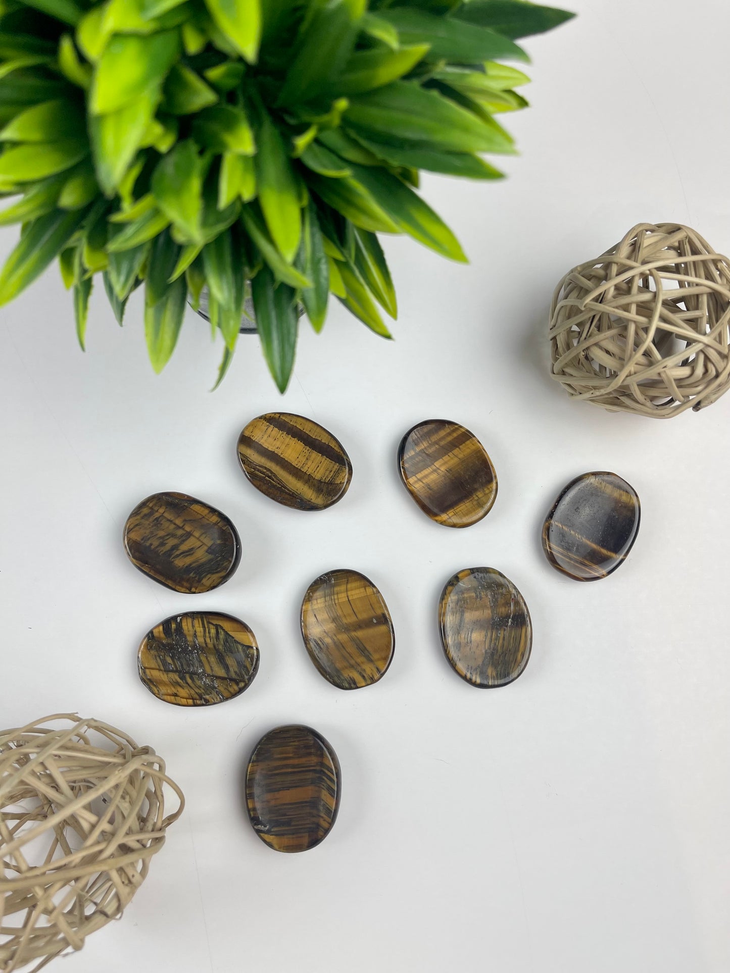 Golden Tiger's Eye Worry Stones