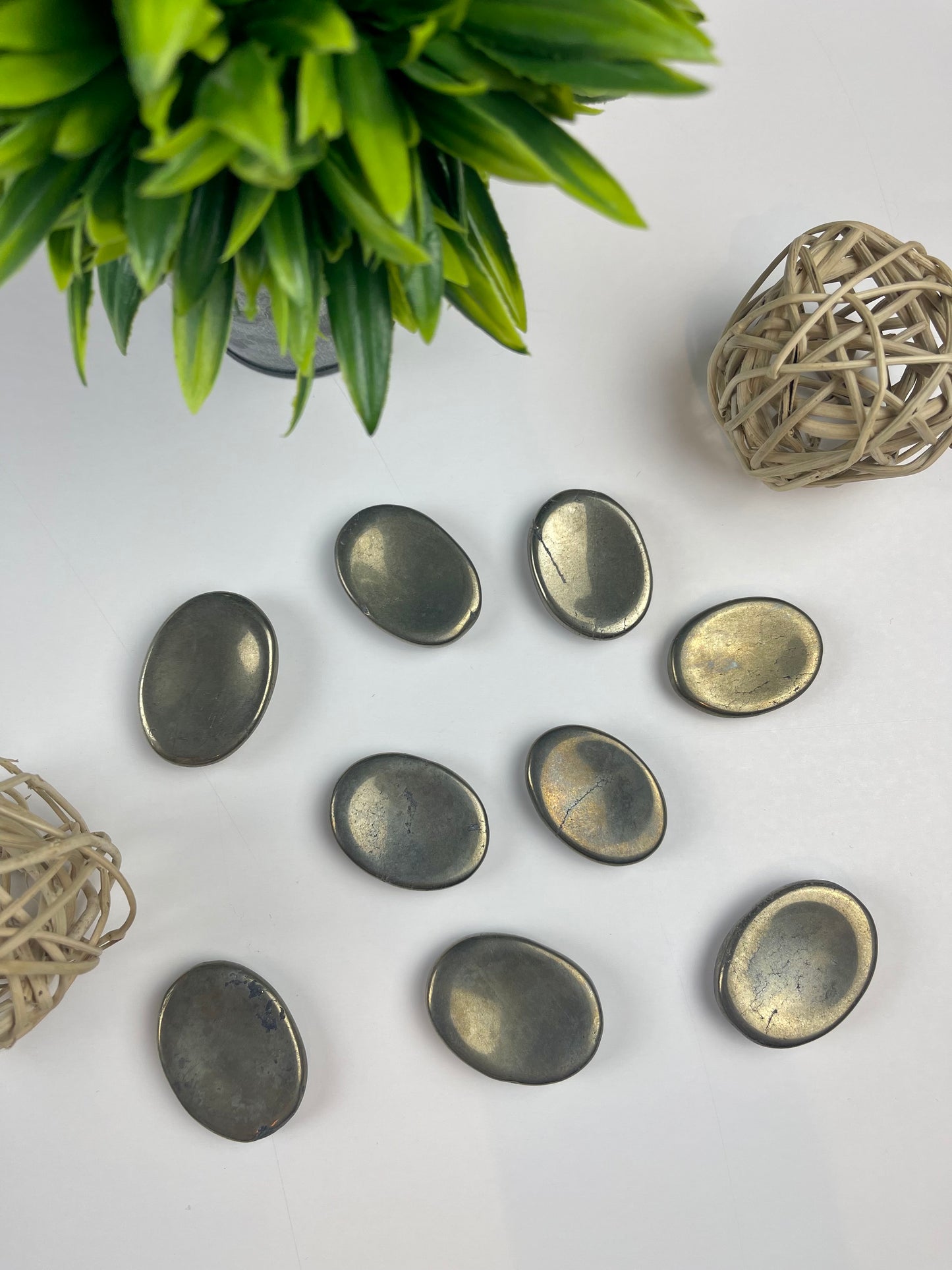 Pyrite Worry Stones