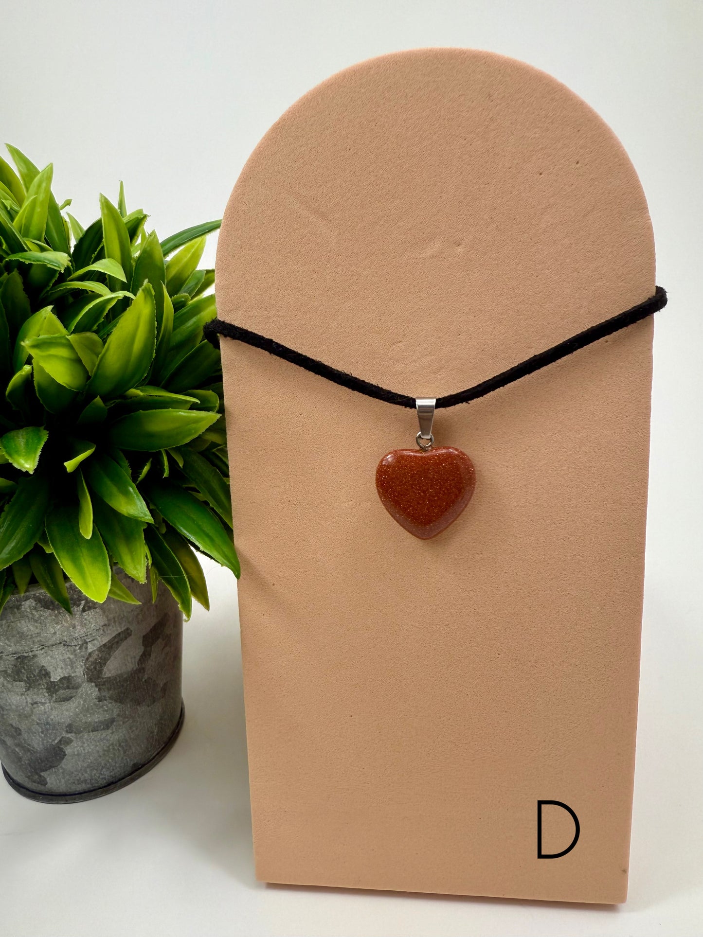 Red Goldstone Pendant - D