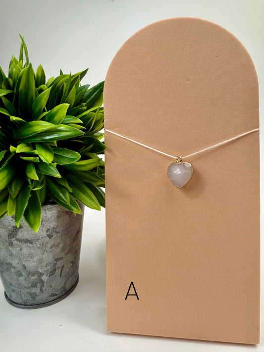 Rose Quartz Pendant - A