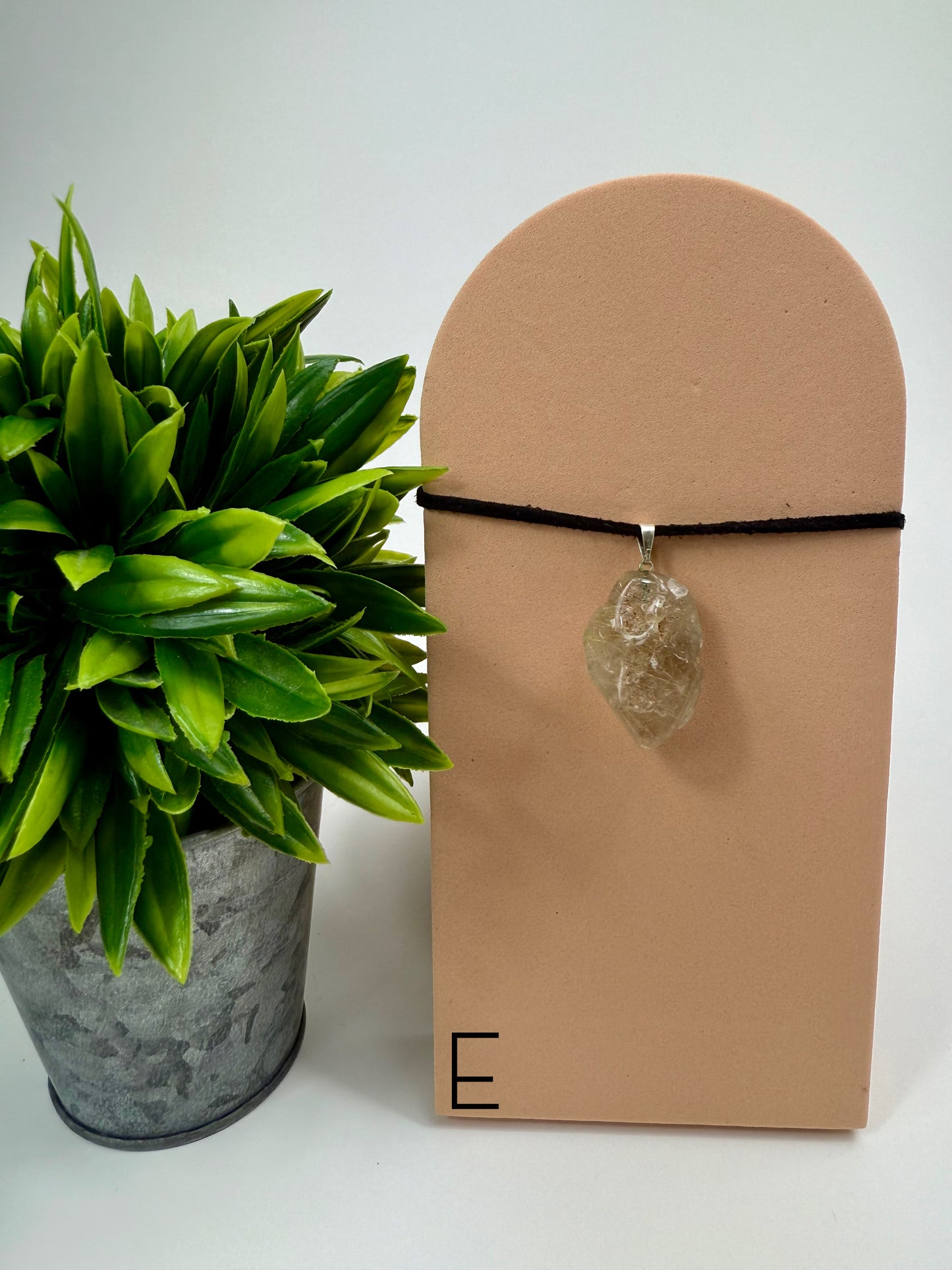 Rutilated Quartz Pendant - E