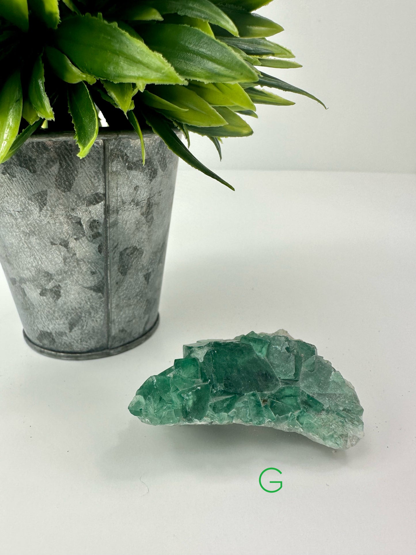 Green Fluorite (Emerald Green) Raw Specimen G