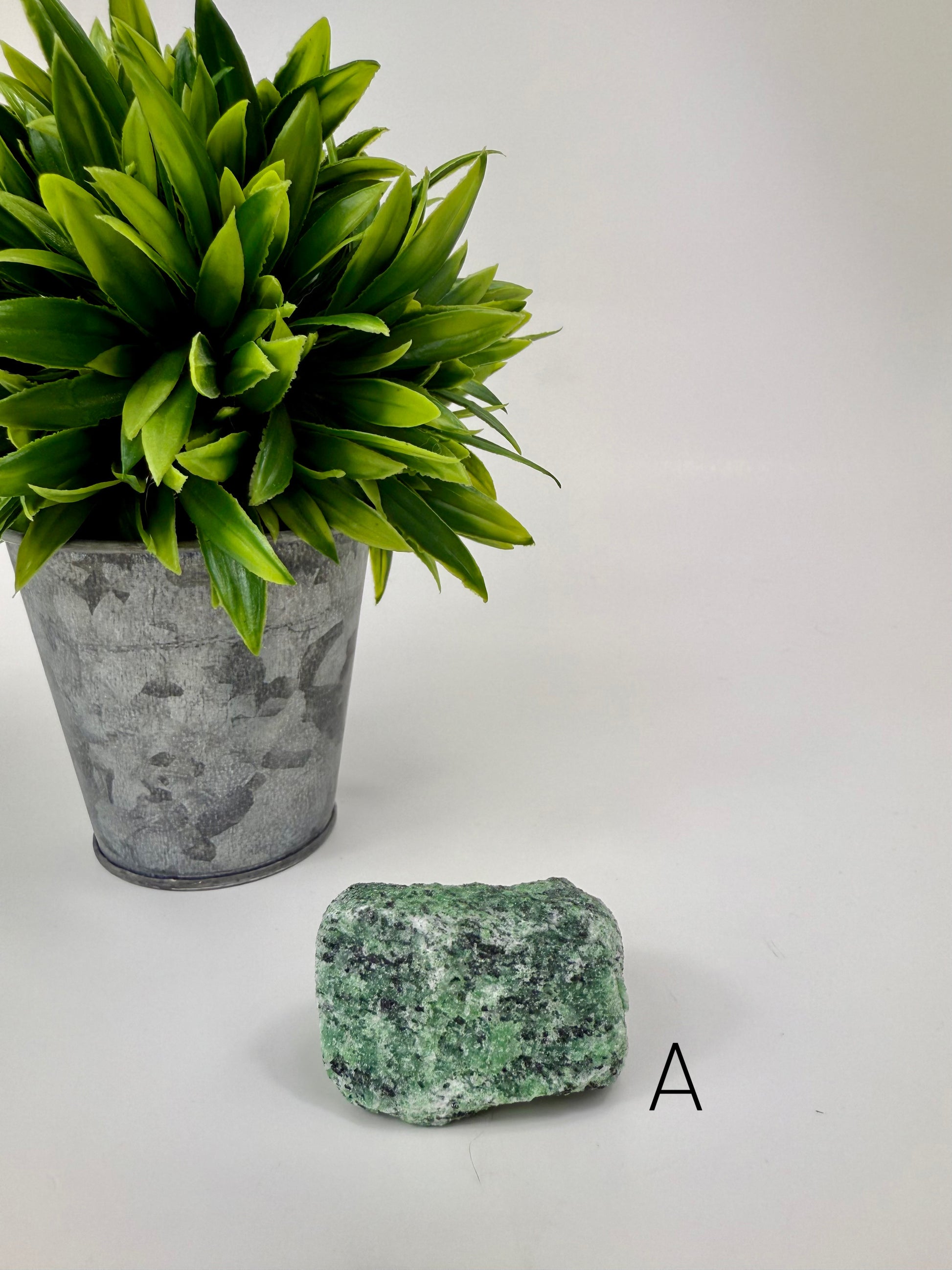 Ruby in Zoisite Raw Specimen - A