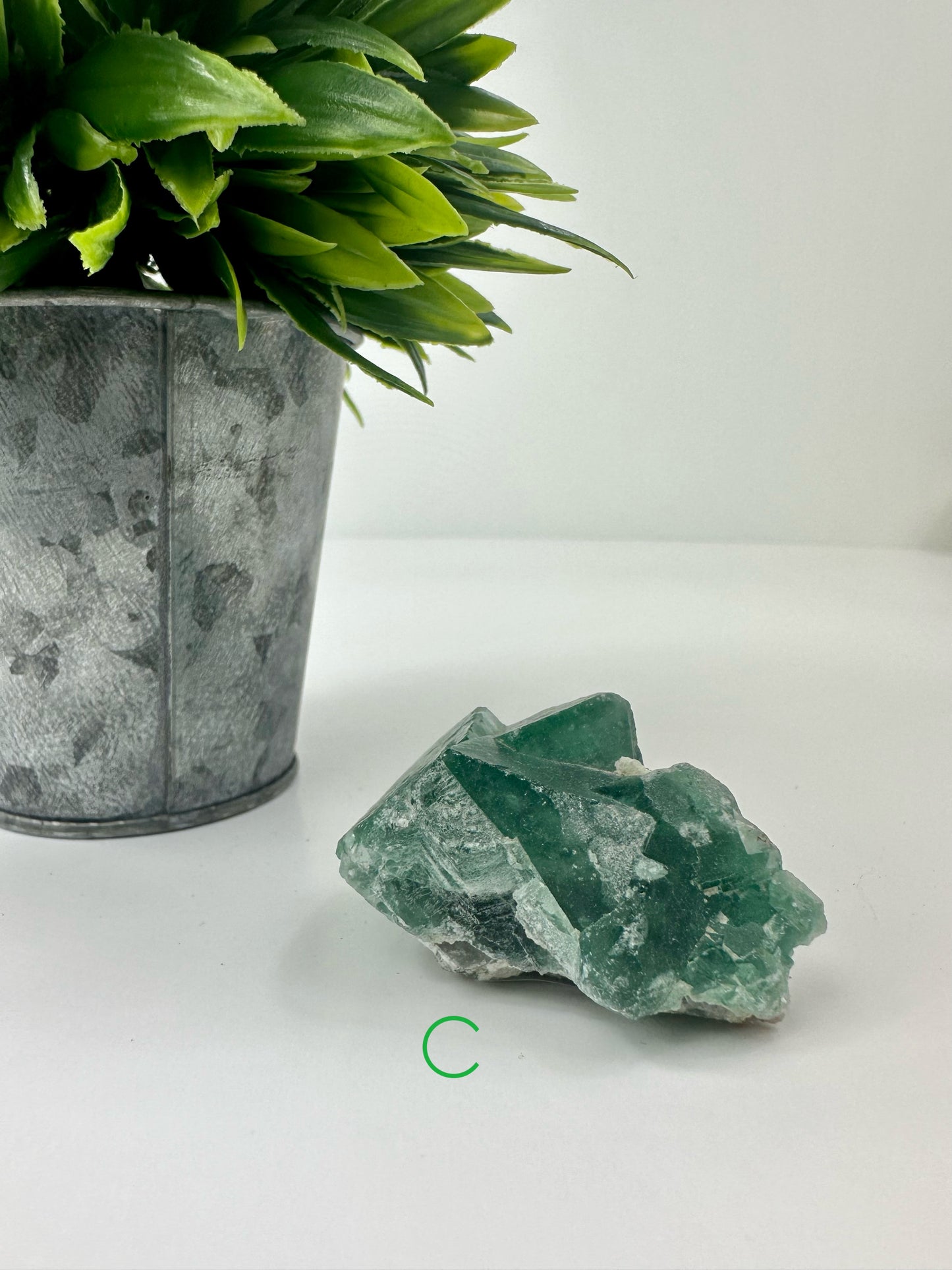 Green Fluorite (Emerald Green) Raw Specimen C