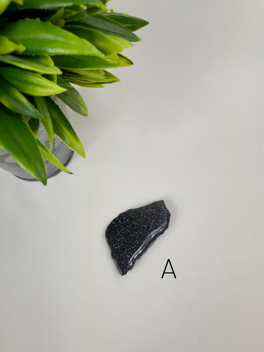 Specular Hematite Raw/Polished Slab - A