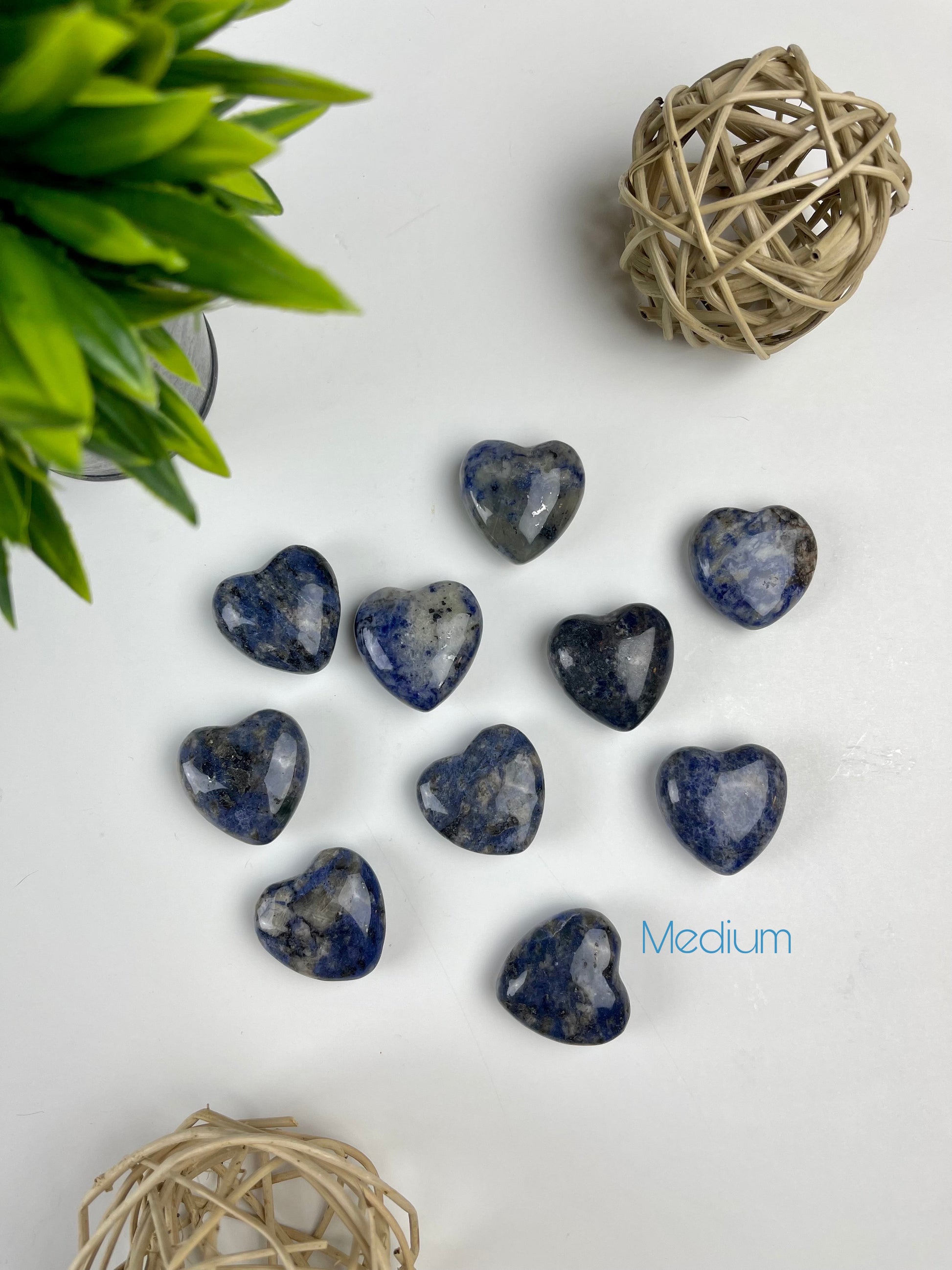 Sodalite Hearts - Medium
