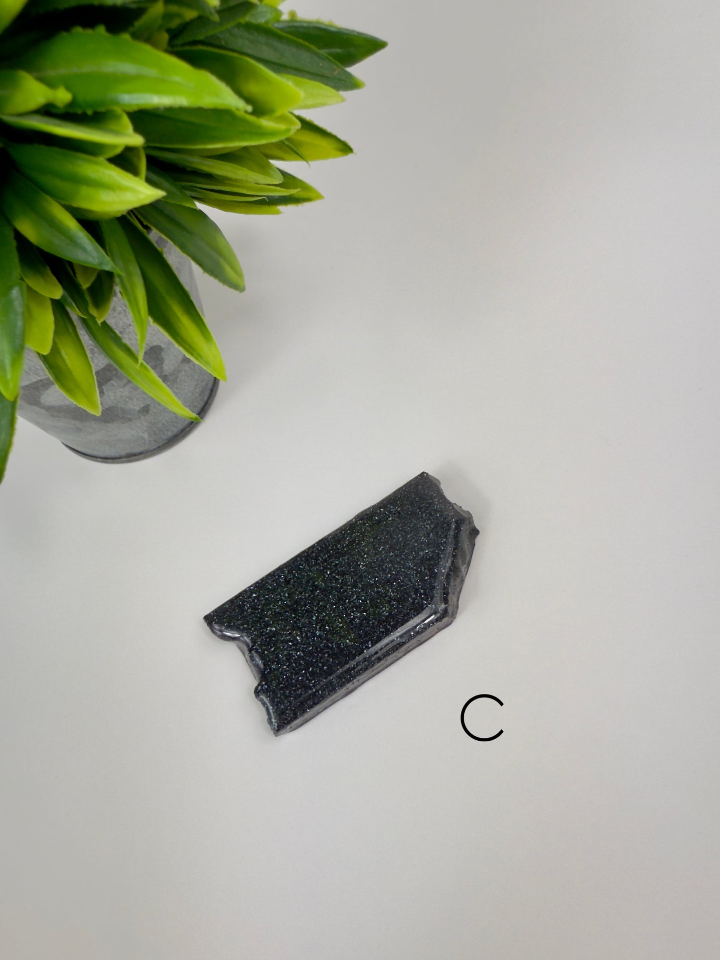 Specular Hematite Raw/Polished Slab - C