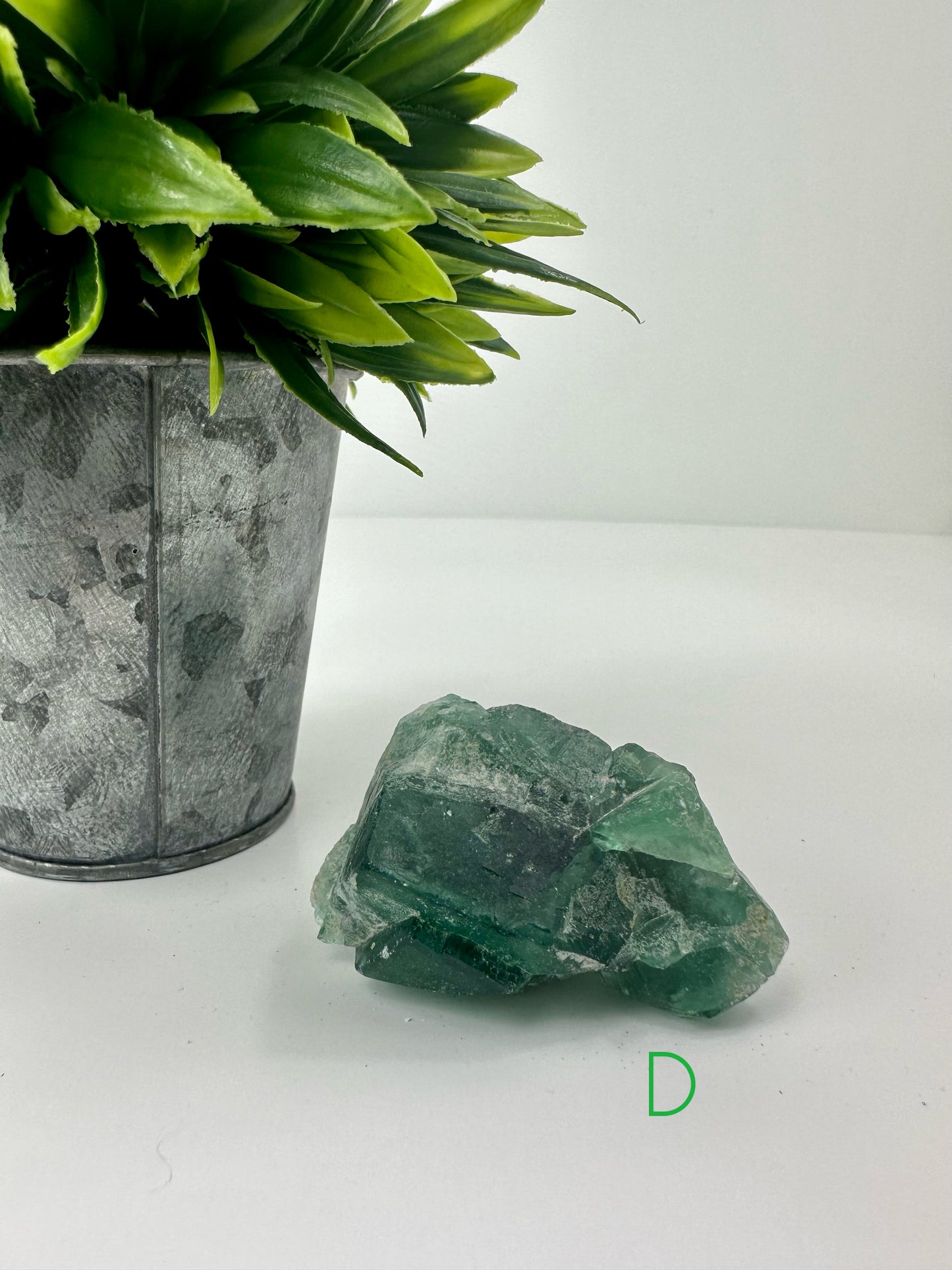 Green Fluorite (Emerald Green) Raw Specimen D