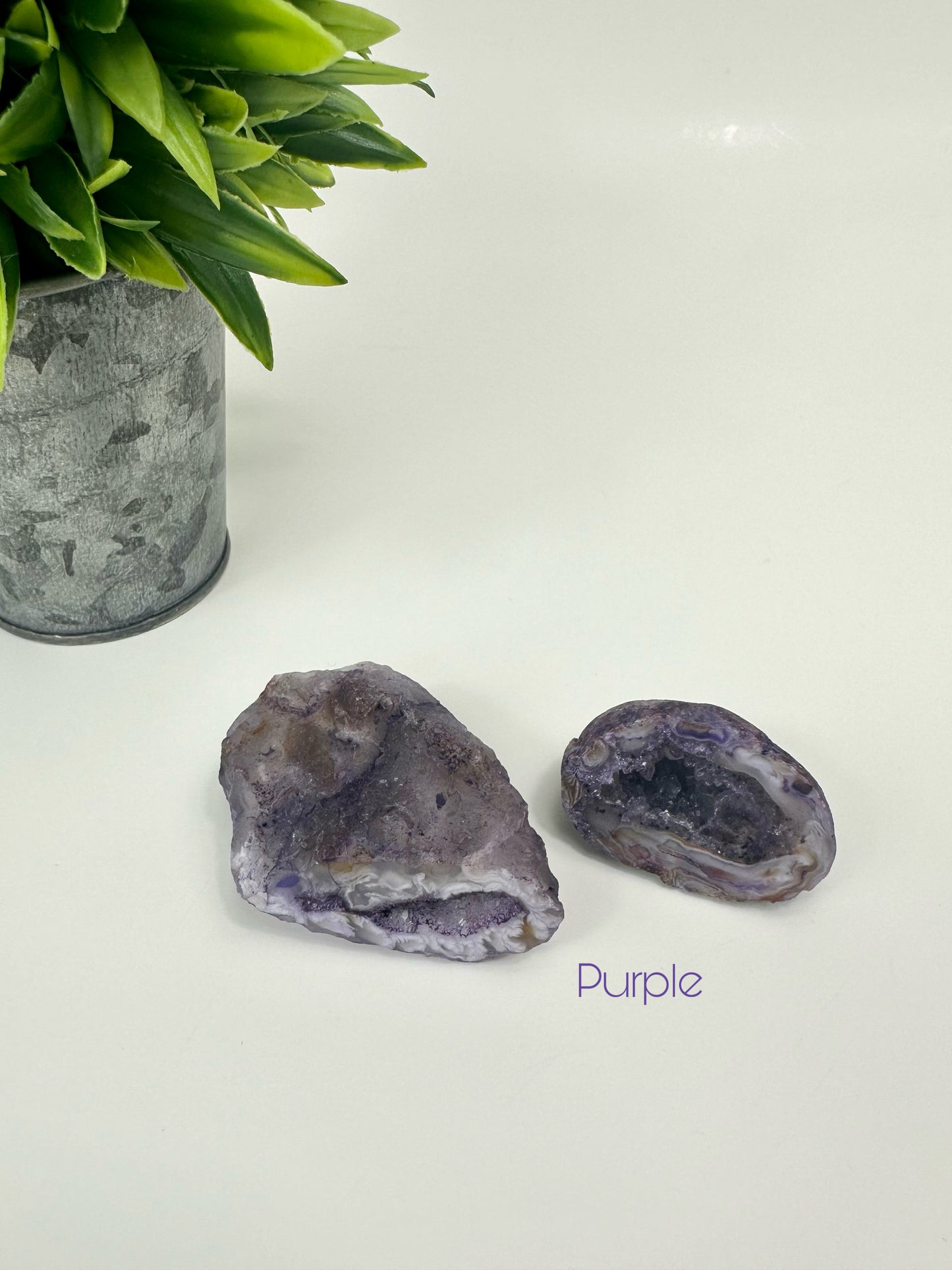 Agate Geodes - Purple