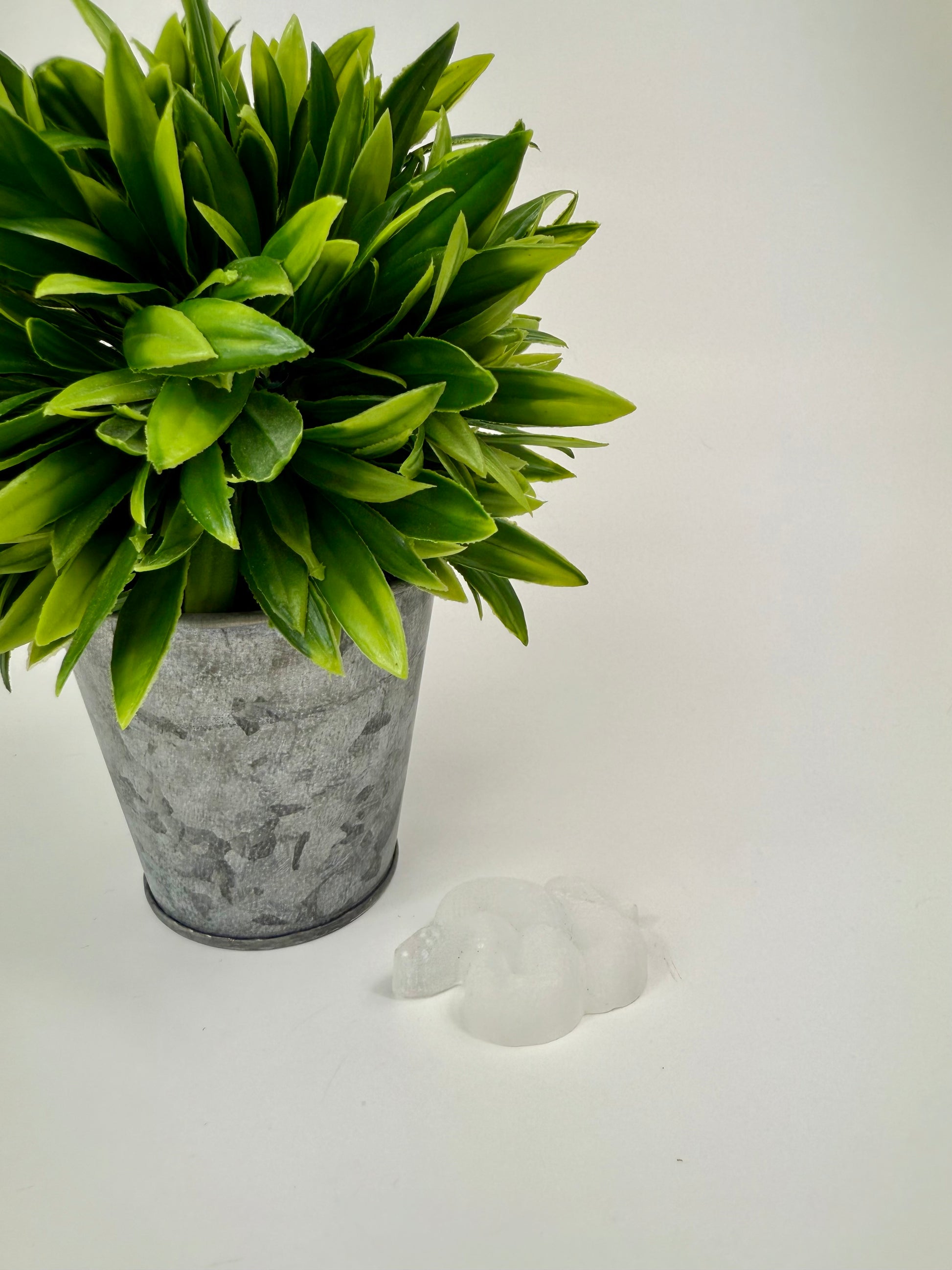 Selenite Snake Carving