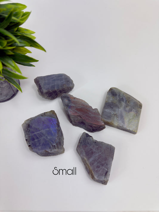 Sunset Labradorite Raw/Polished Slabs - Small