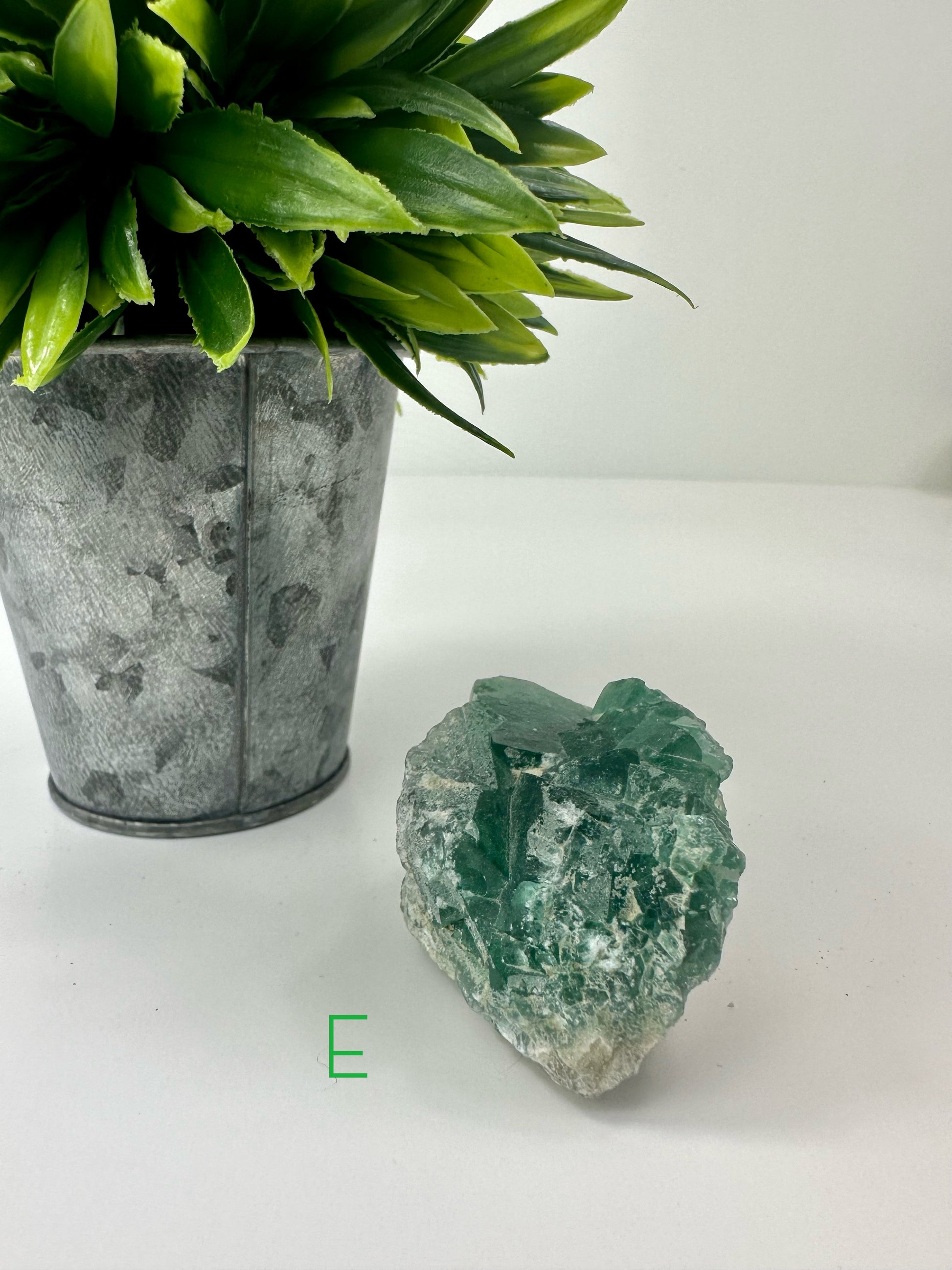 Green Fluorite (Emerald Green) Raw Specimen E