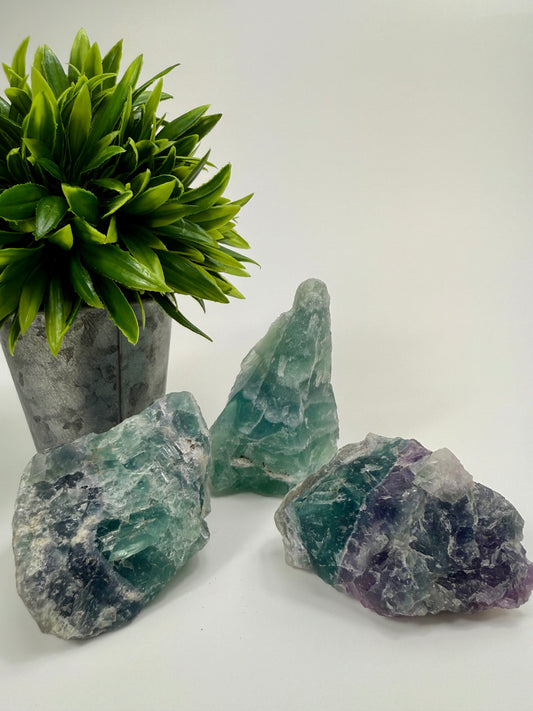 Rainbow Fluorite Raw Specimens