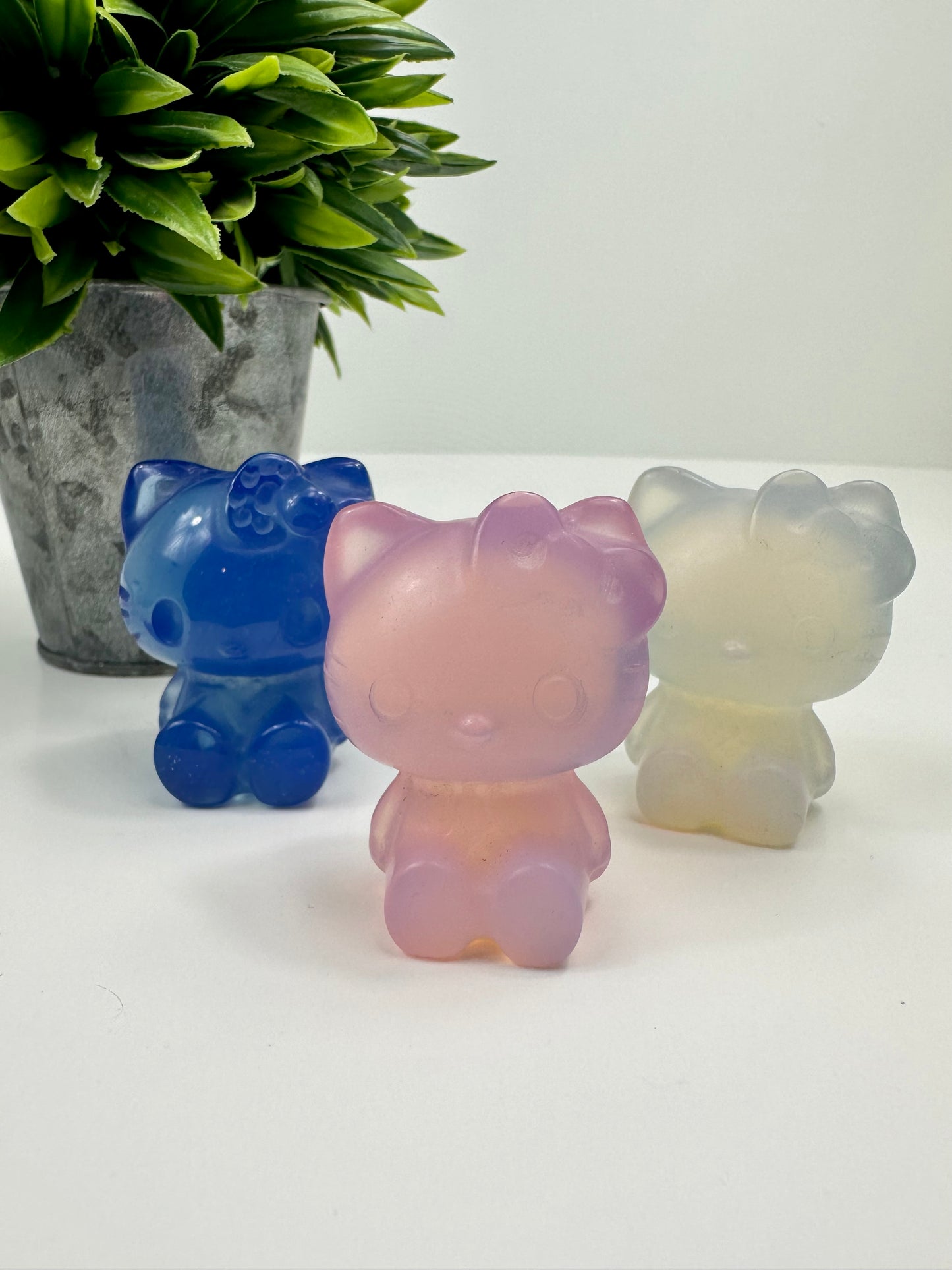 Hello Kitty Opalite Carvings