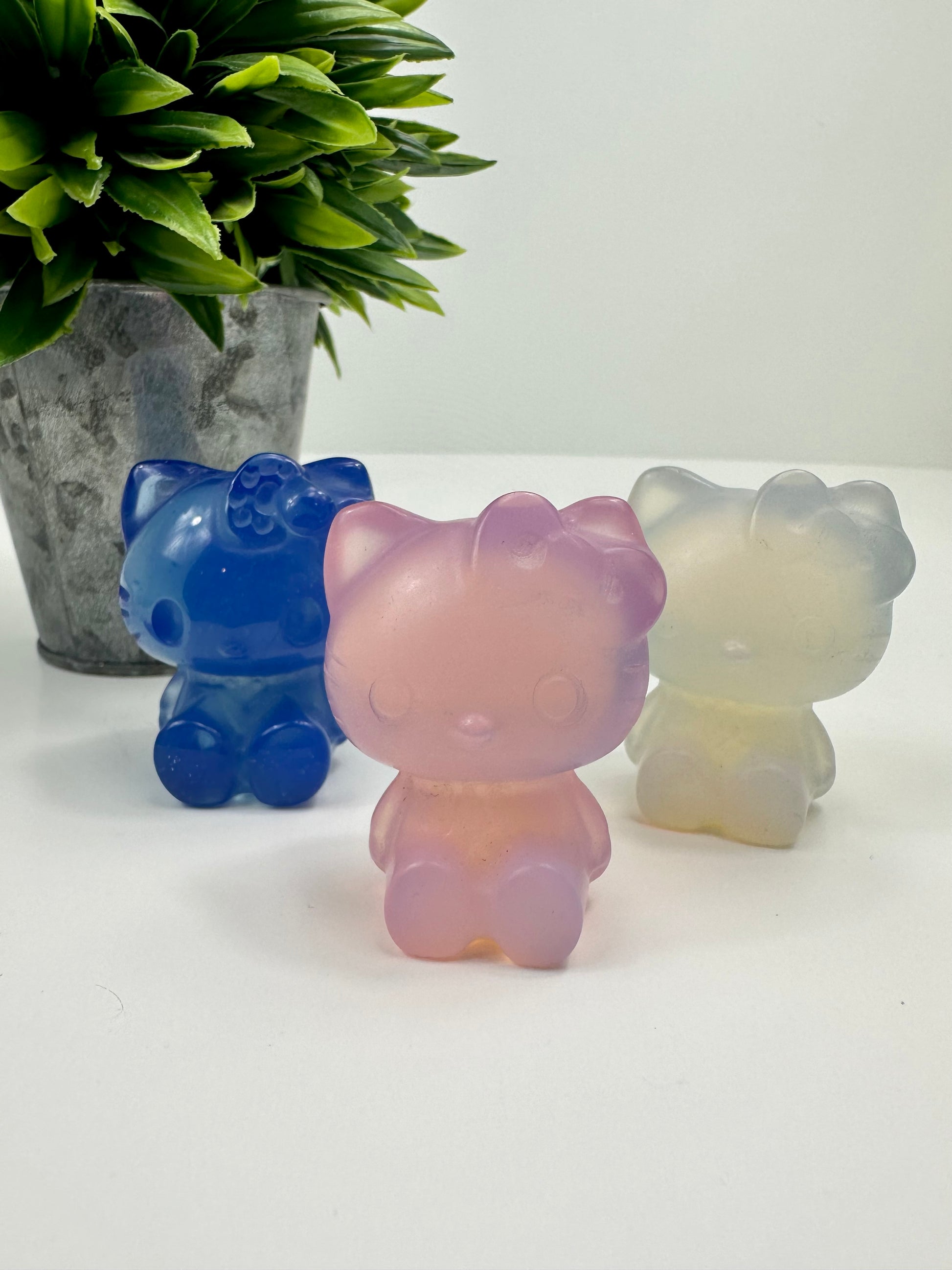 Hello Kitty Opalite Carvings