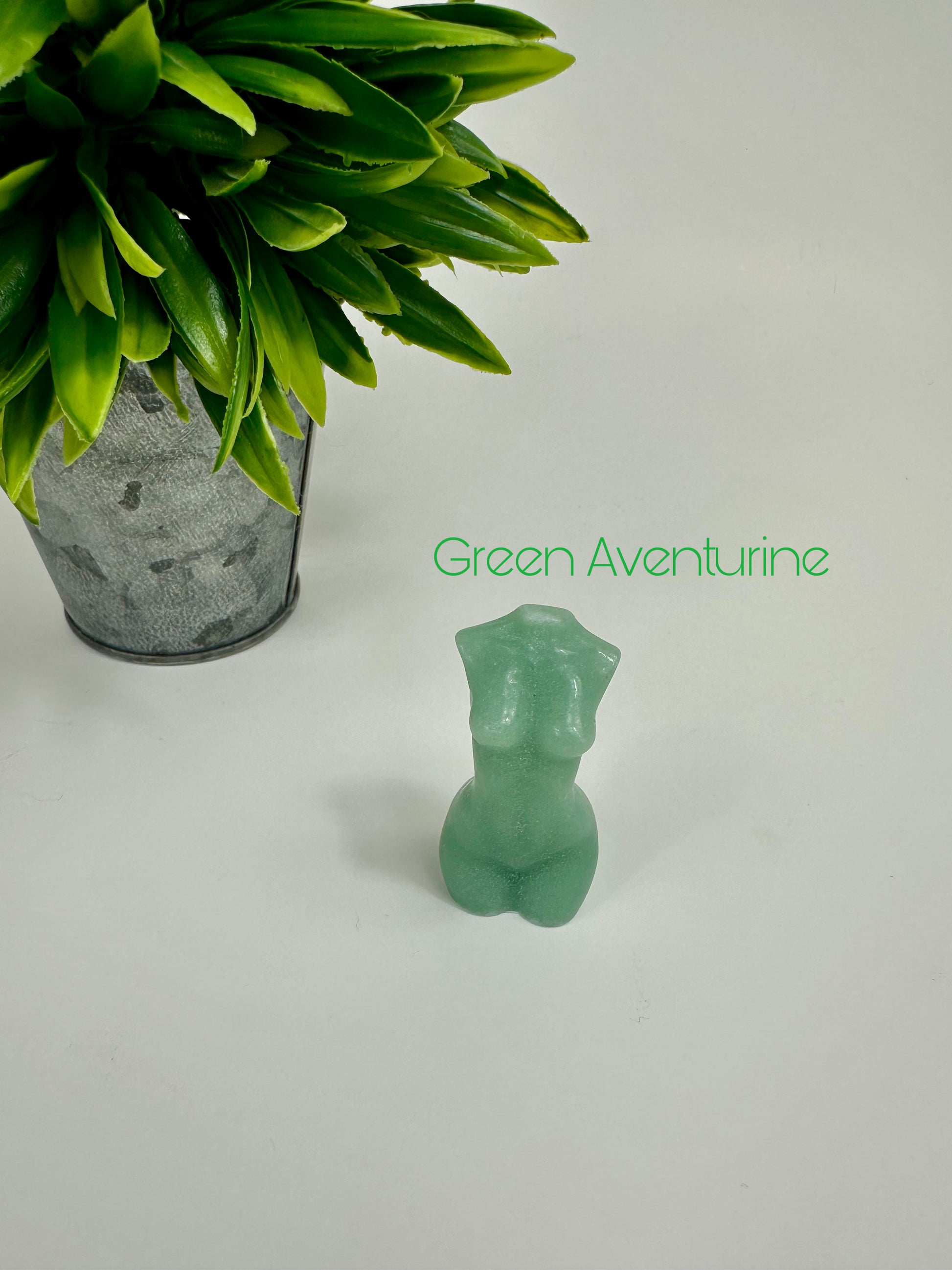 Green Aventurine Crystal Body Carvings