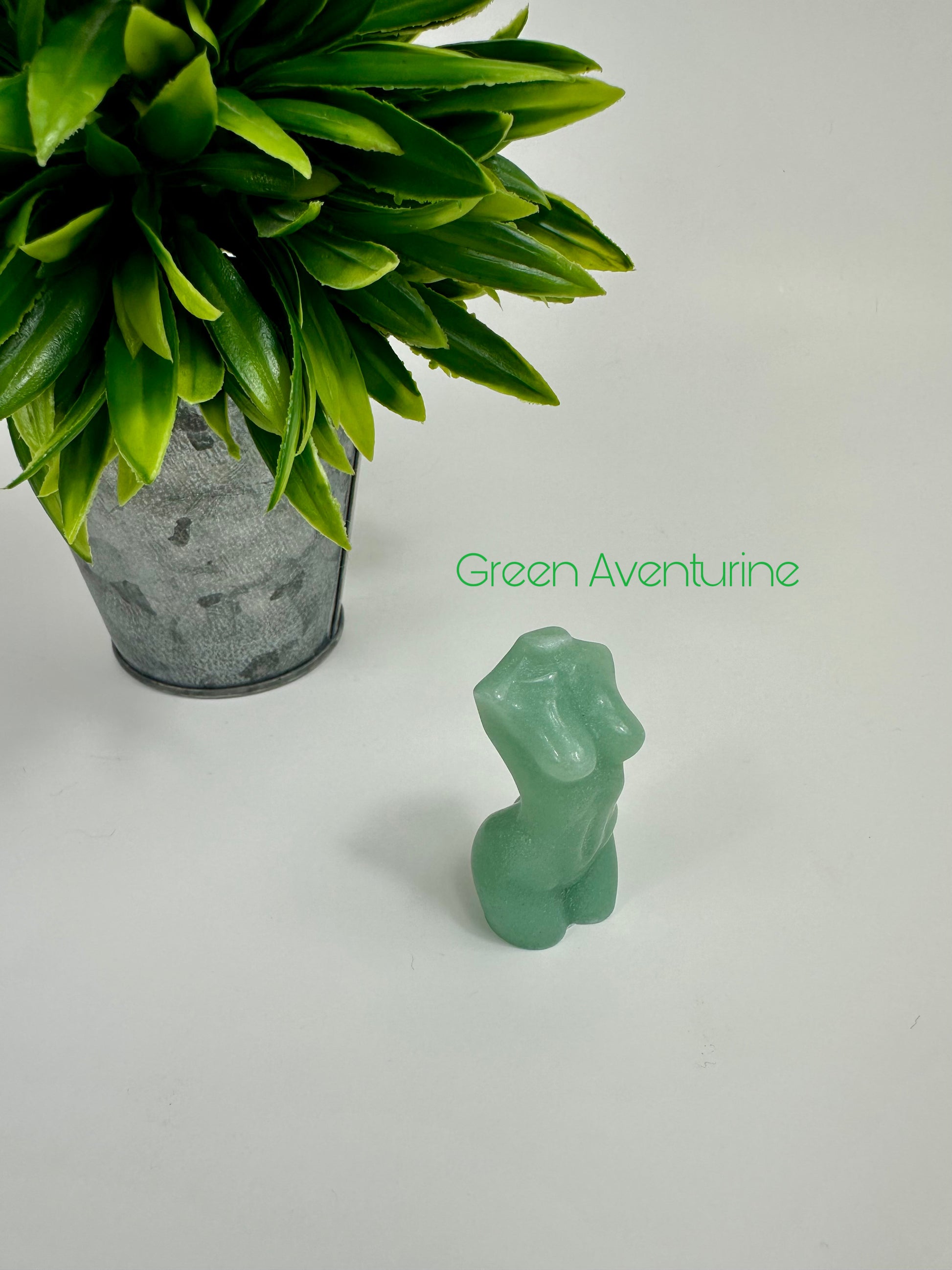 Green Aventurine Crystal Body Carvings