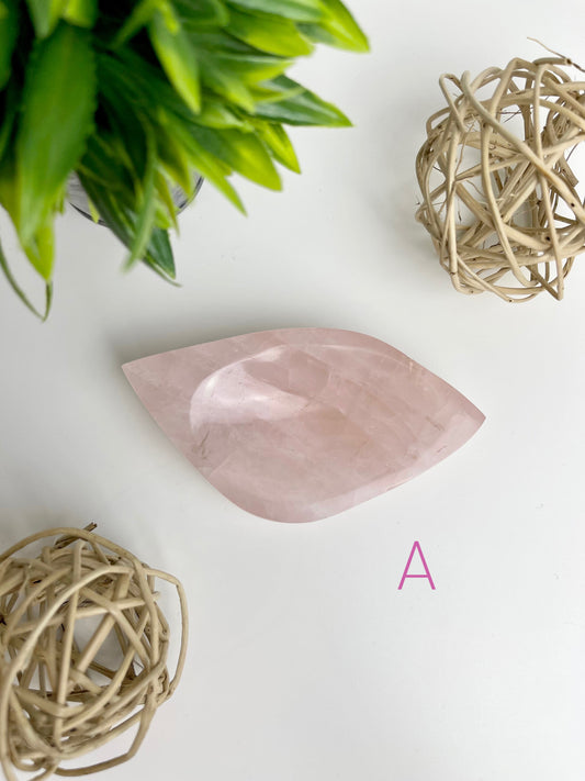 Rose Quartz Bowls - Canadian Crystal Queens
