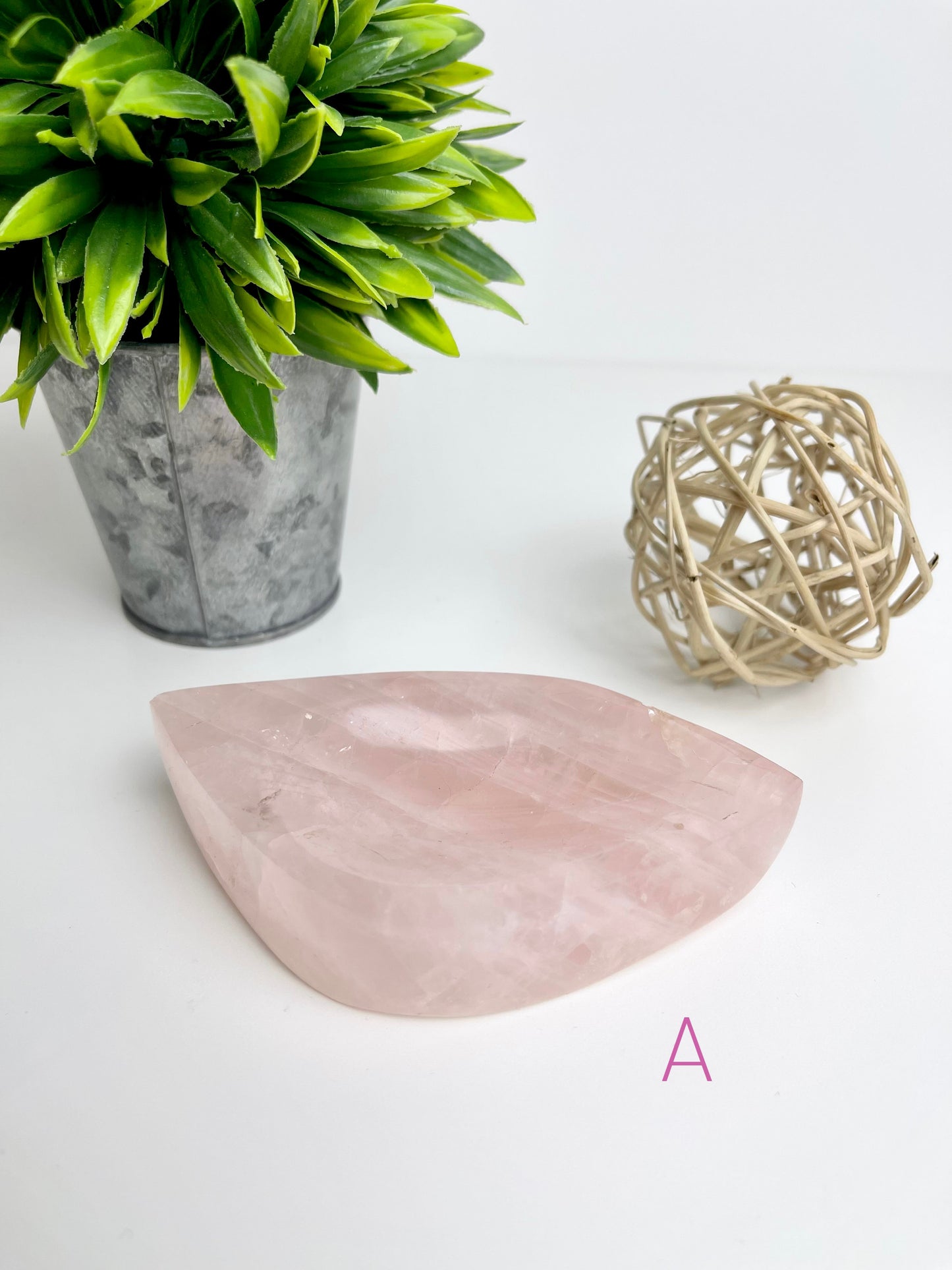 Rose Quartz Bowls - Canadian Crystal Queens