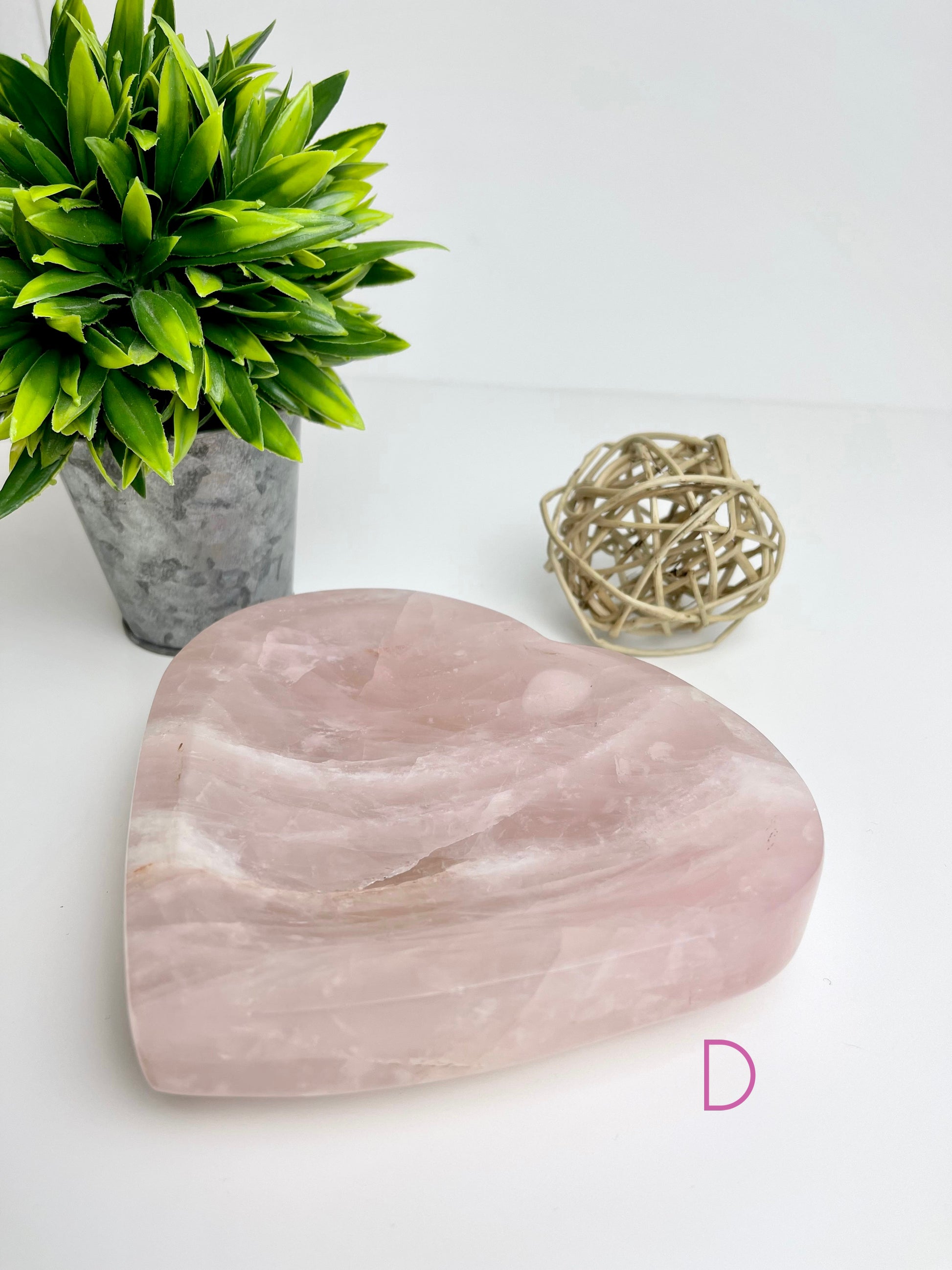 Rose Quartz Bowls - Canadian Crystal Queens