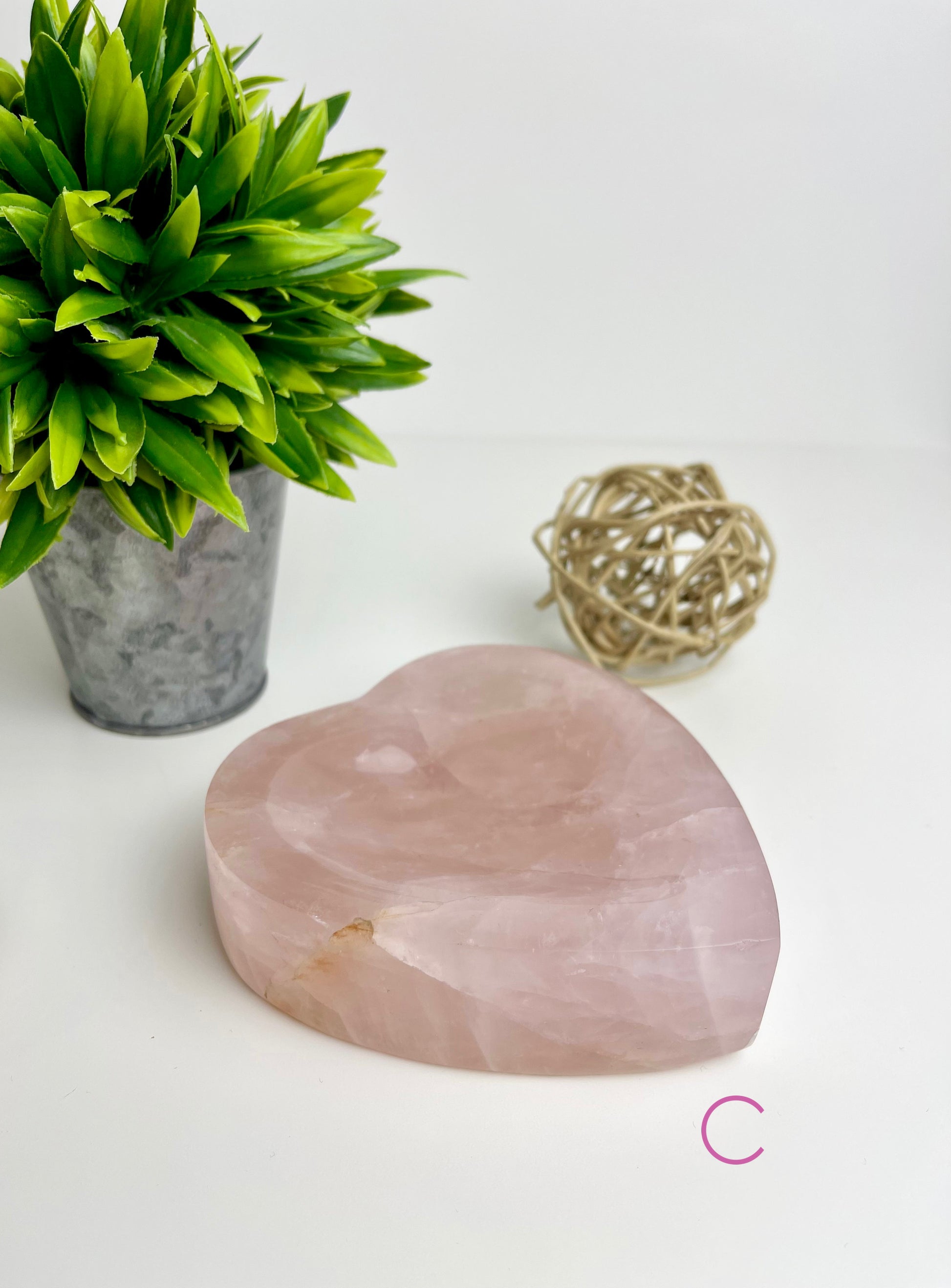 Rose Quartz Bowls - Canadian Crystal Queens