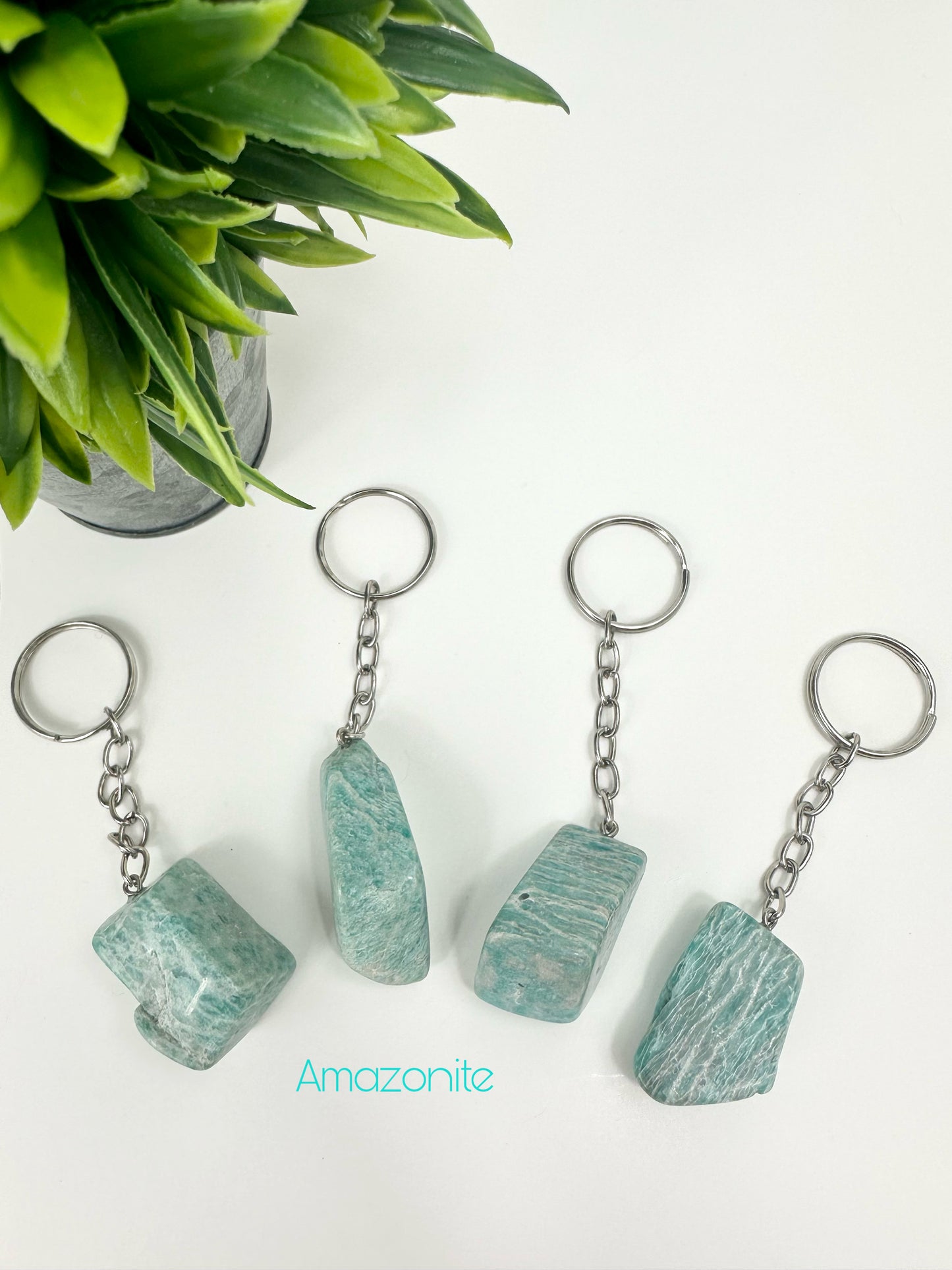 Amazonite Keychains