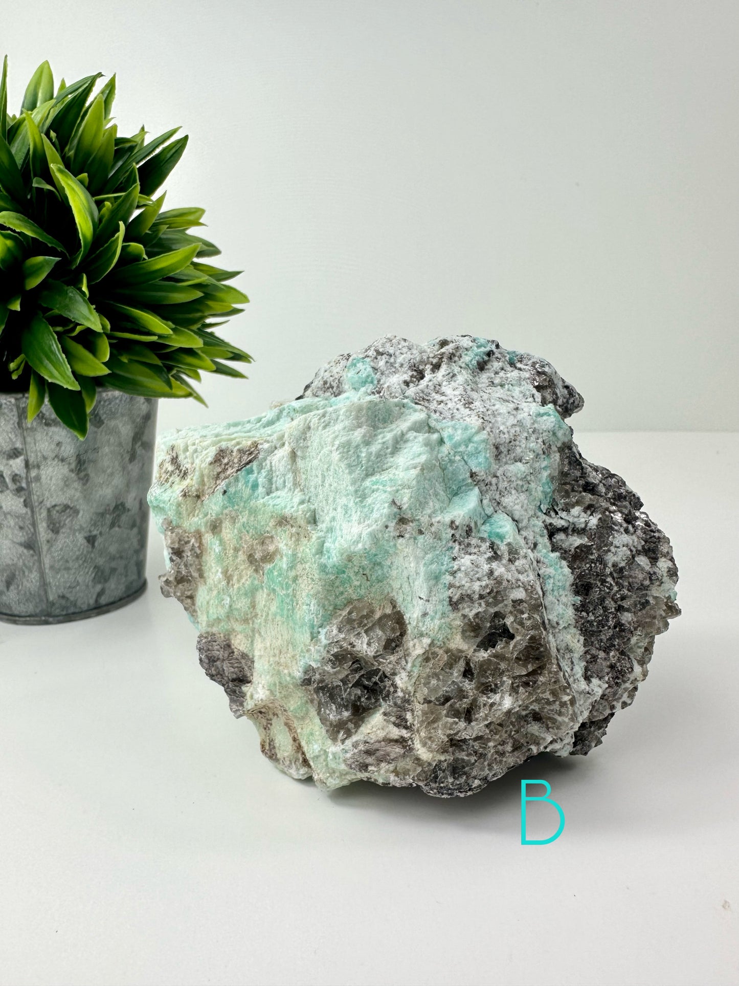 Amazonite with Mica Raw Specimen B