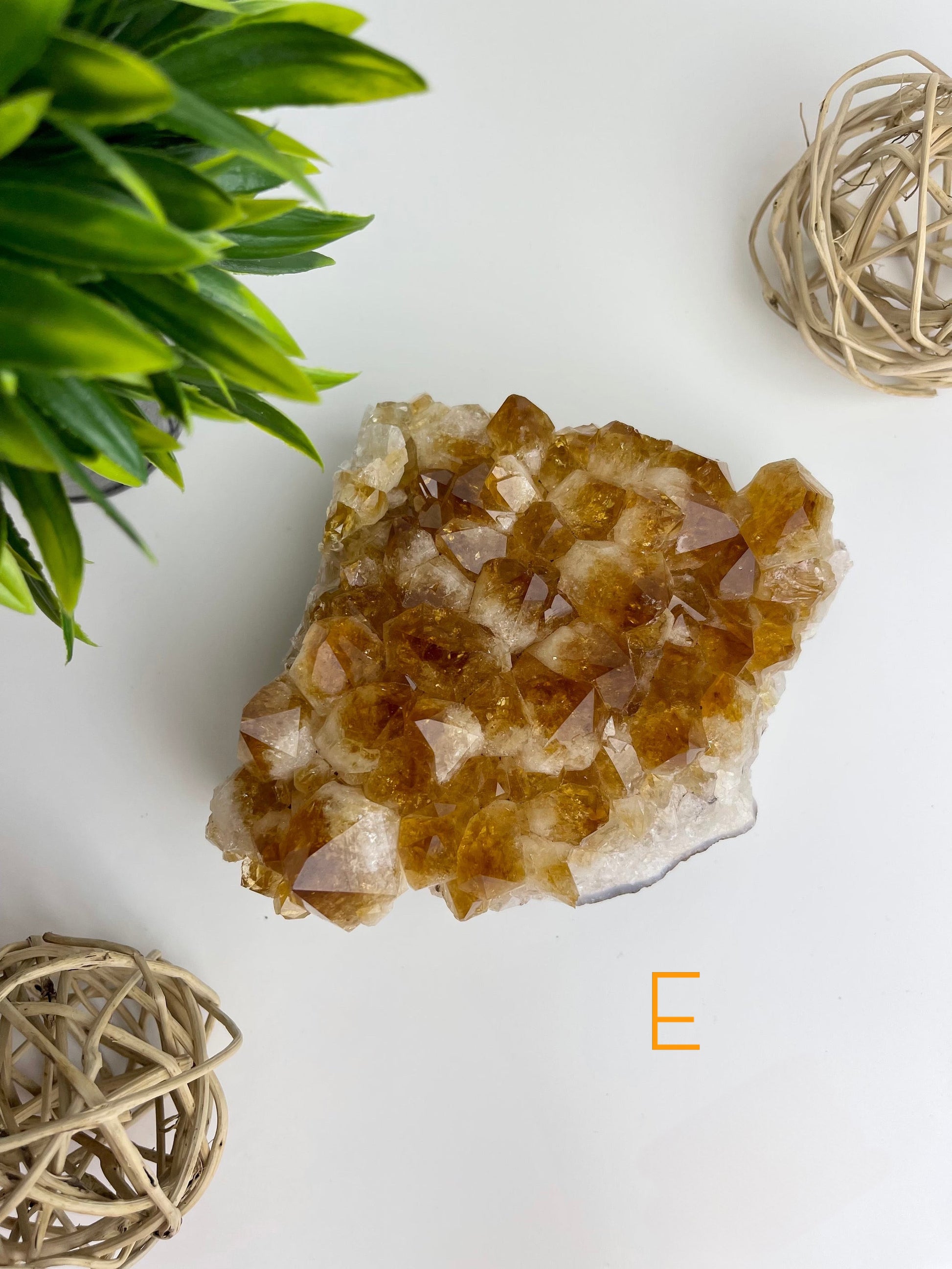 Citrine Raw Cluster E