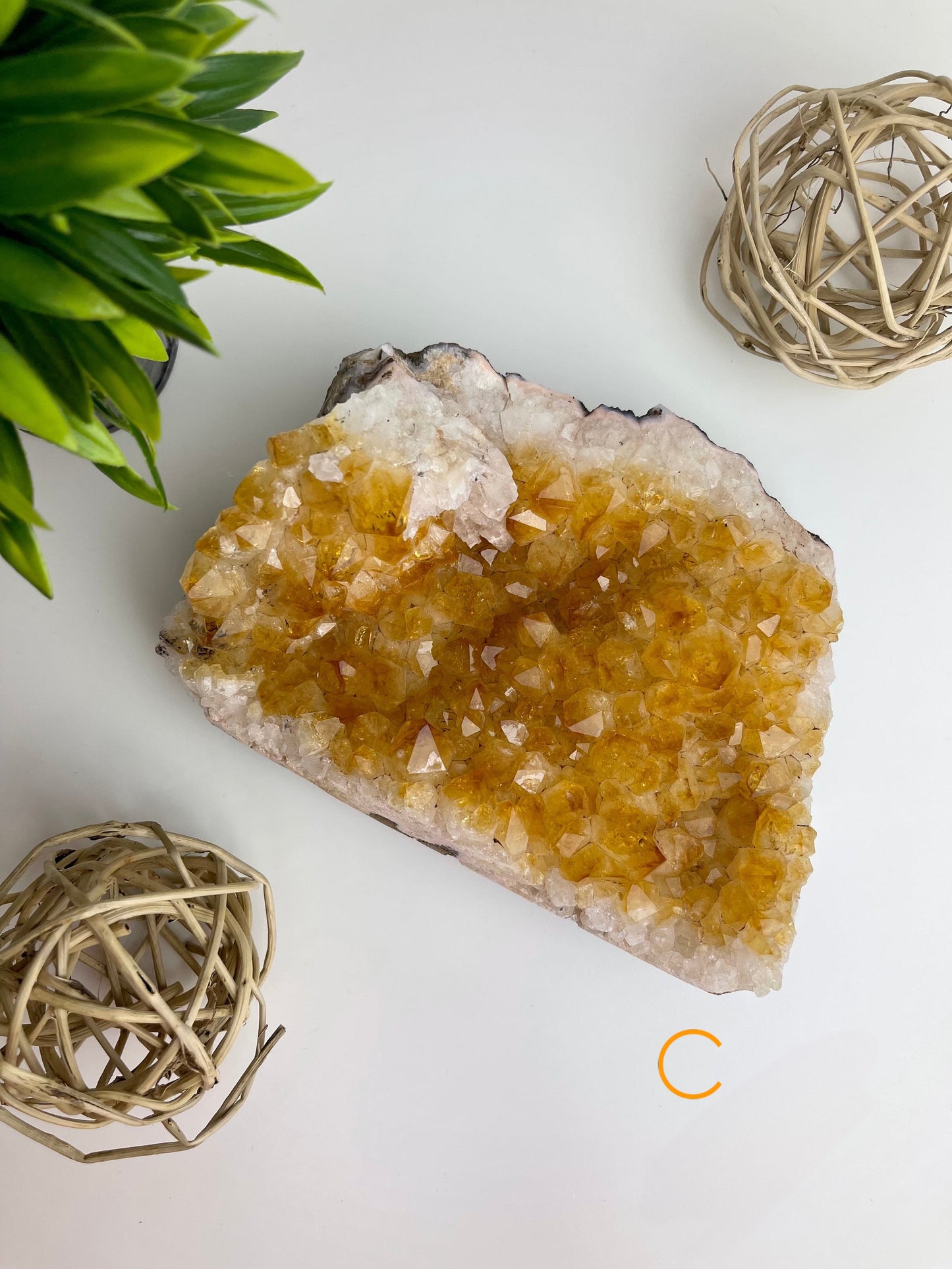 Citrine Raw Cluster C