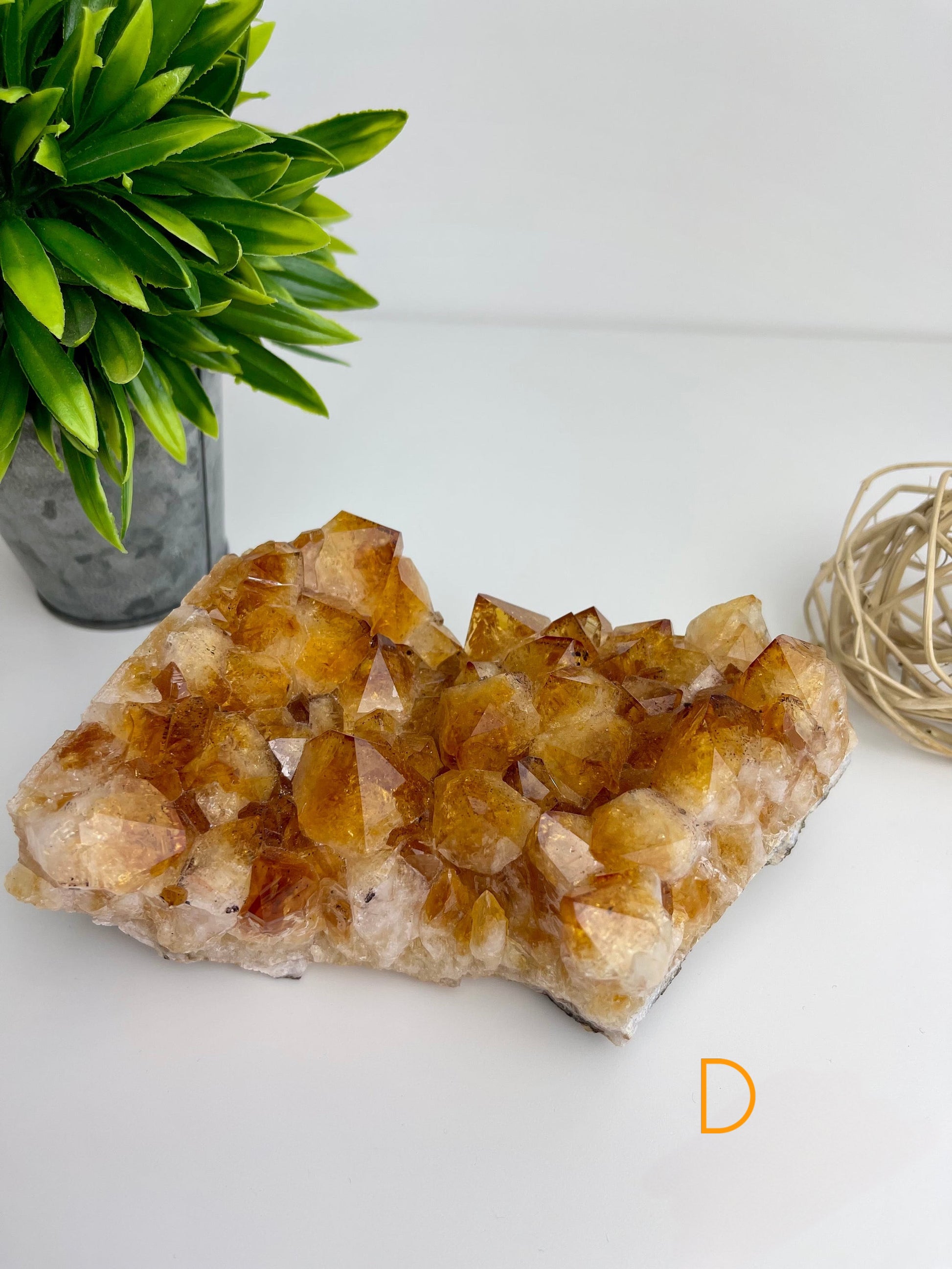 Citrine Raw Cluster D