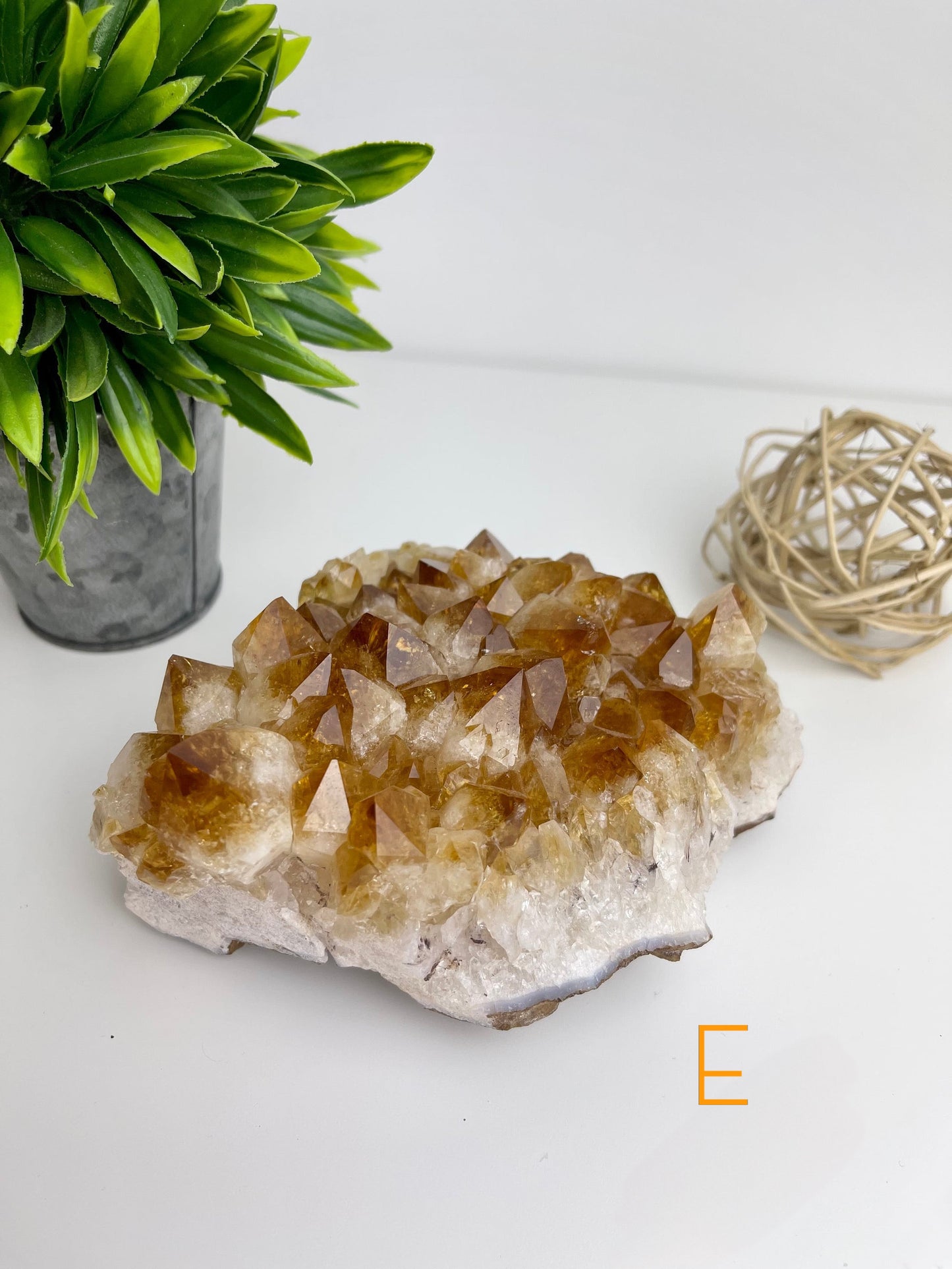 Citrine Raw Cluster E