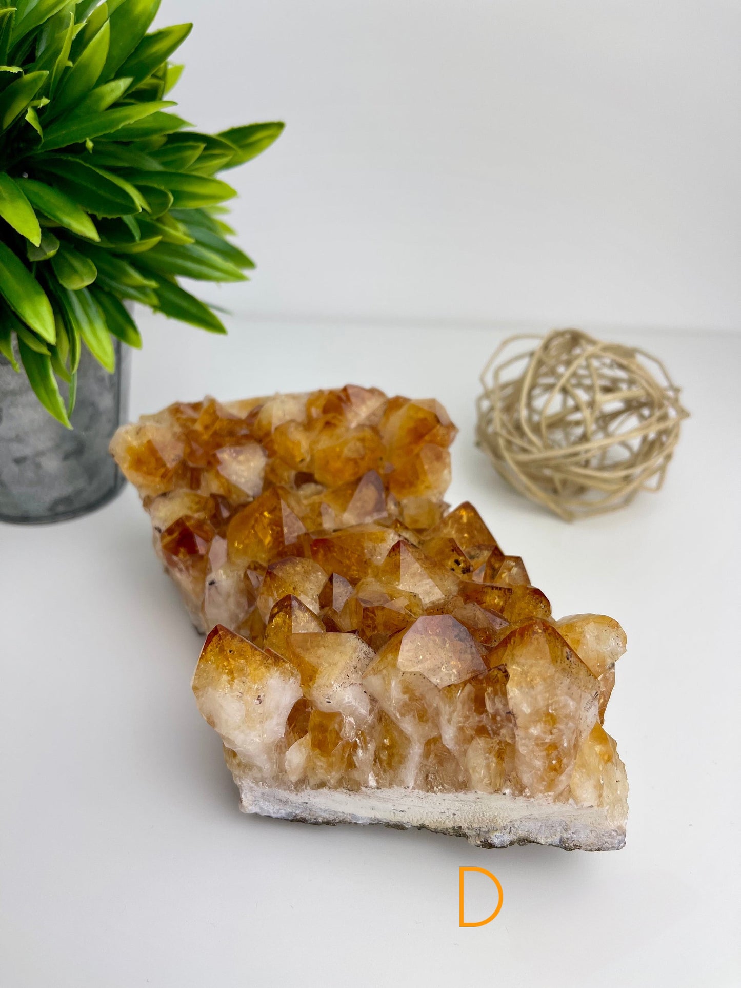 Citrine Raw Cluster D