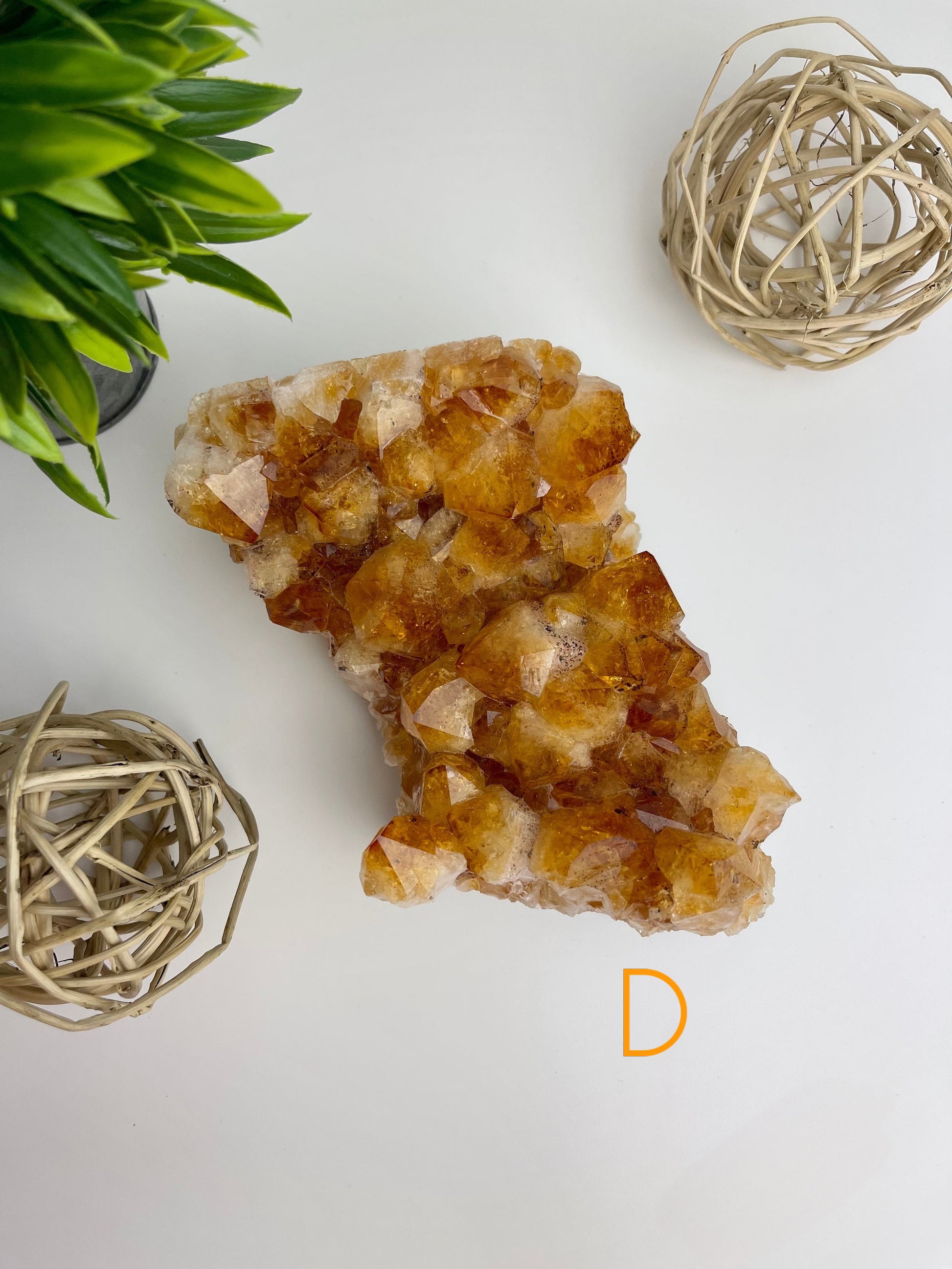 Citrine Raw Cluster D