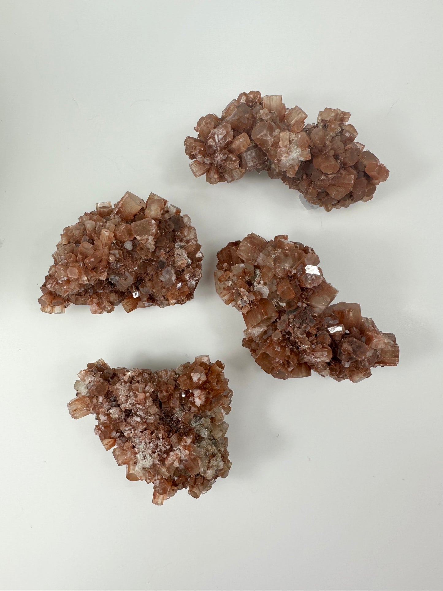 Red Aragonite Raw Clusters