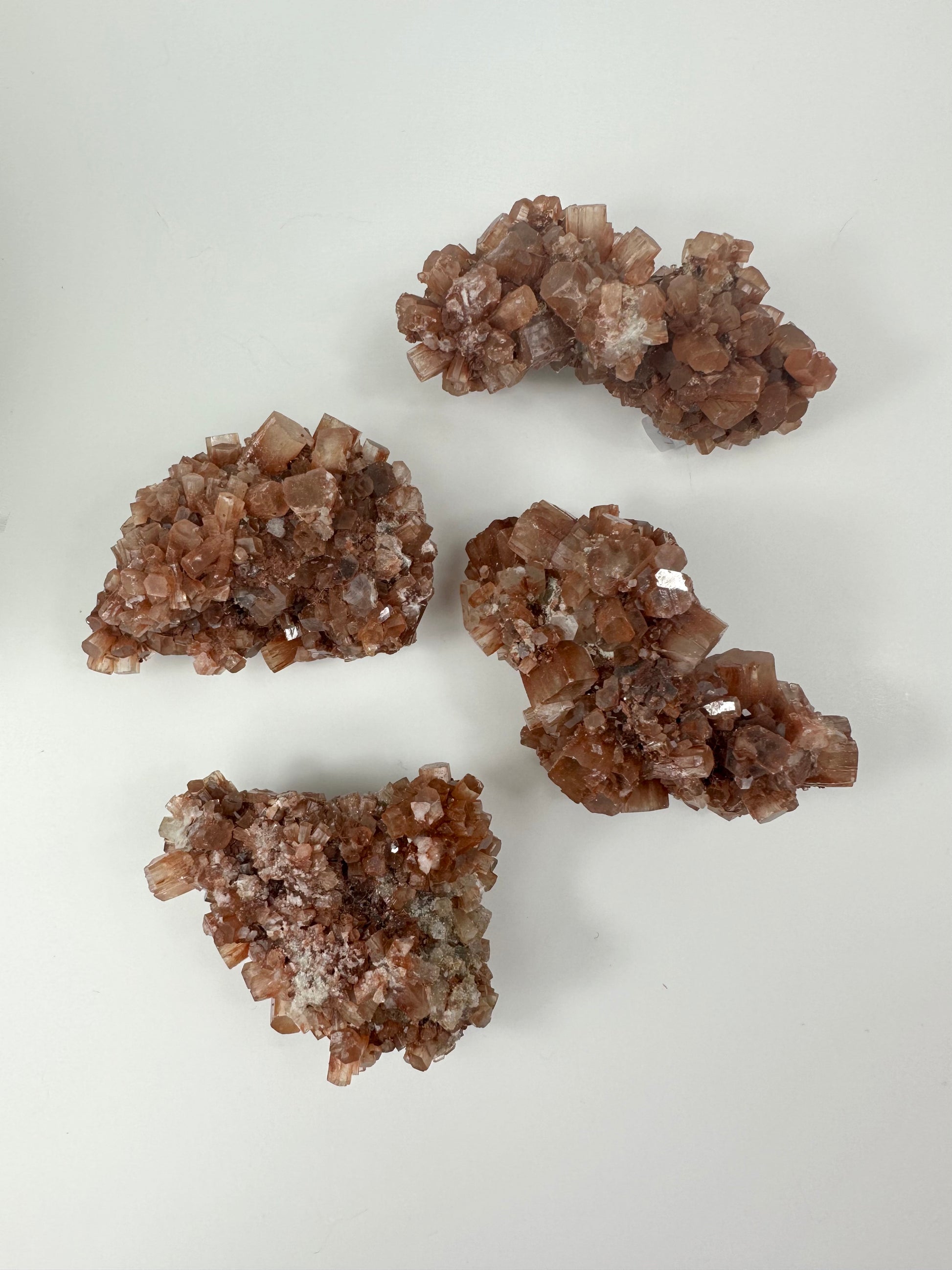 Red Aragonite Raw Clusters