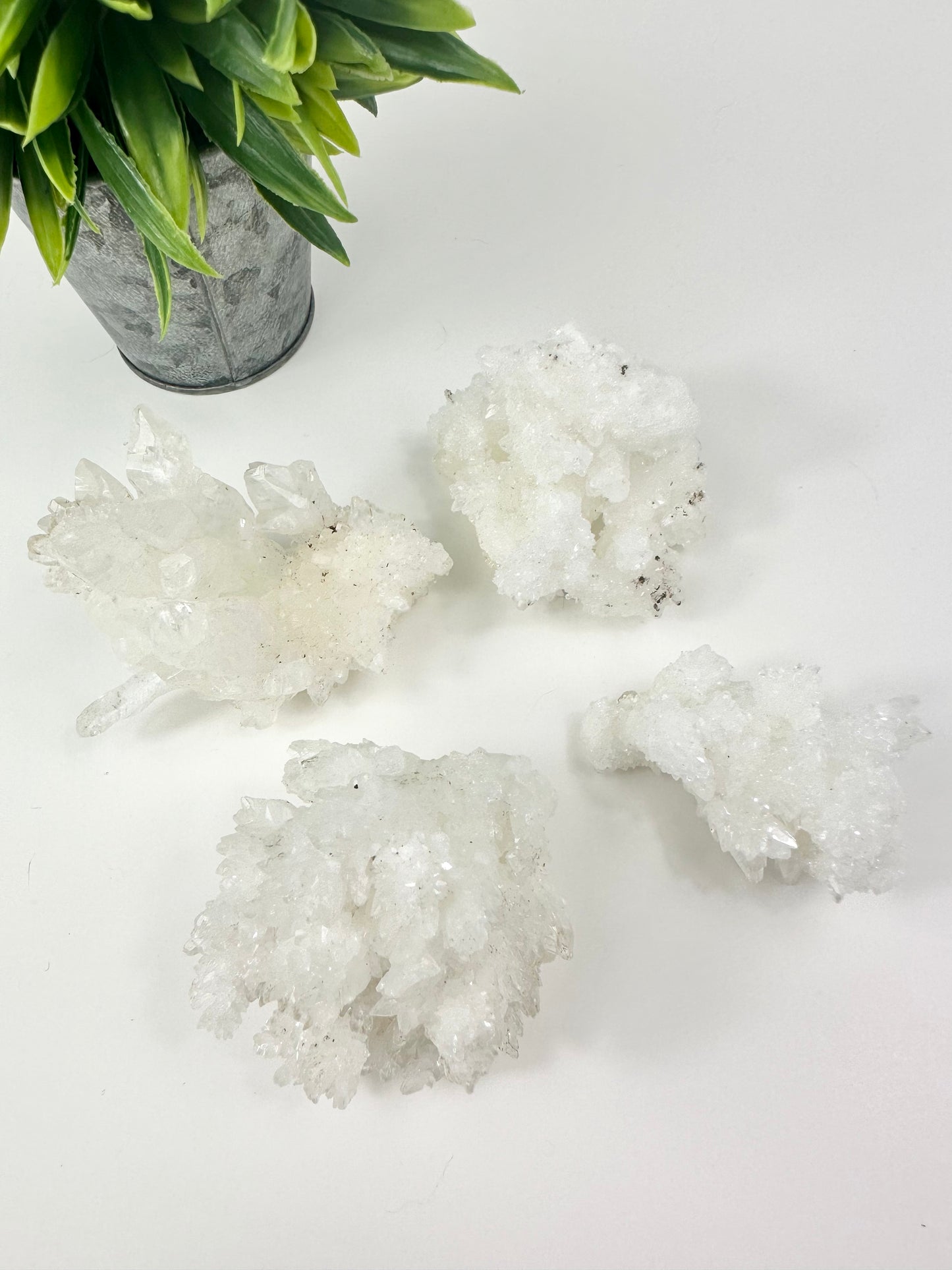 White Aragonite Raw Specimens