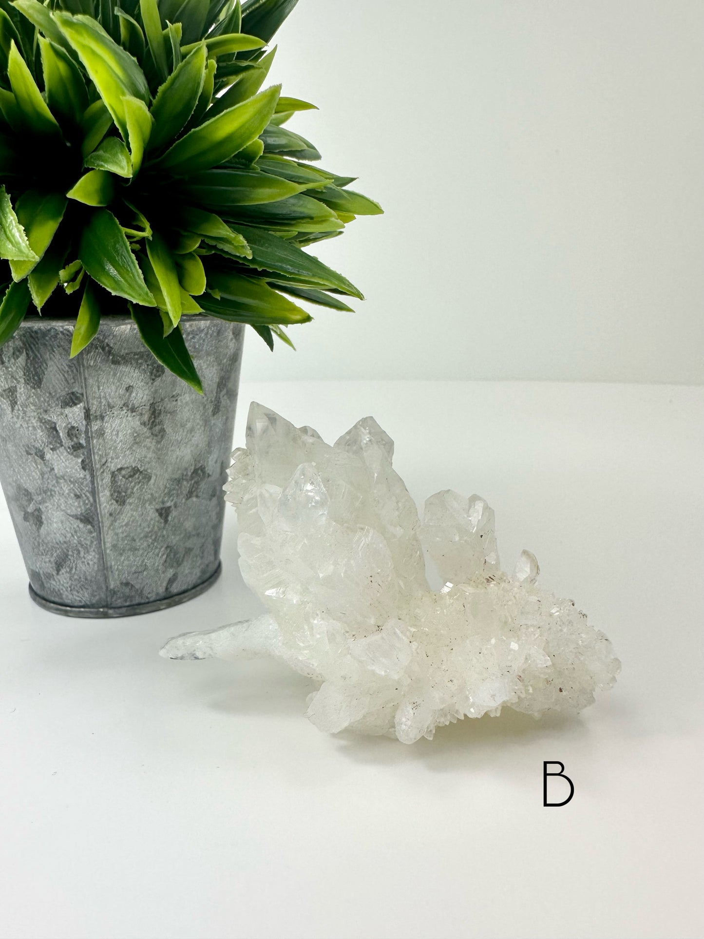 White Aragonite Raw Specimen B