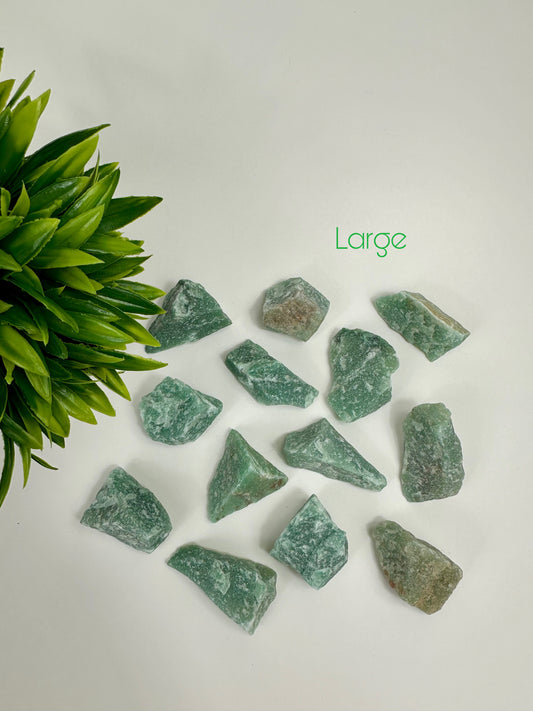 Green Aventurine Raw Pieces - Large
