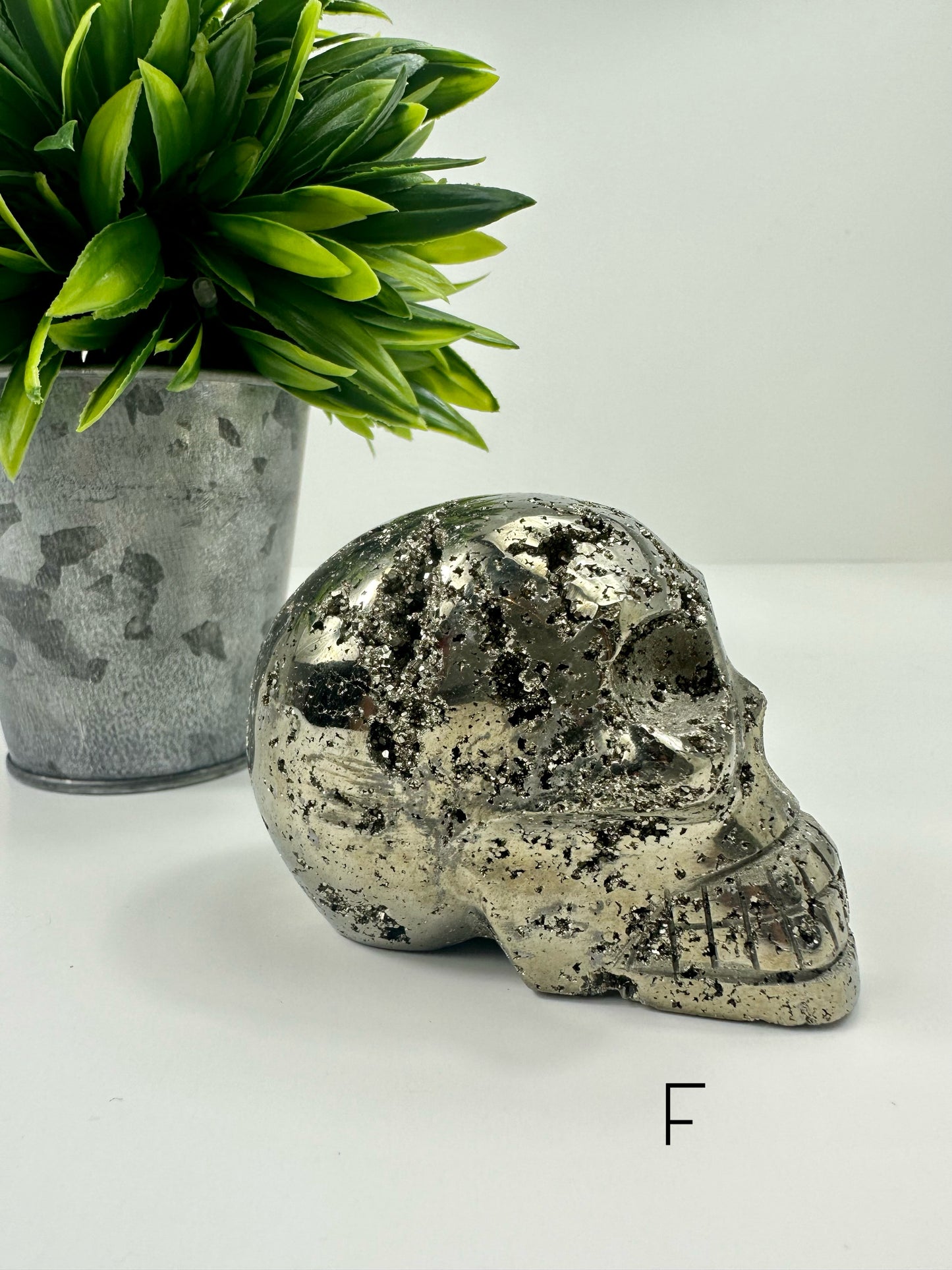 Pyrite Skull F