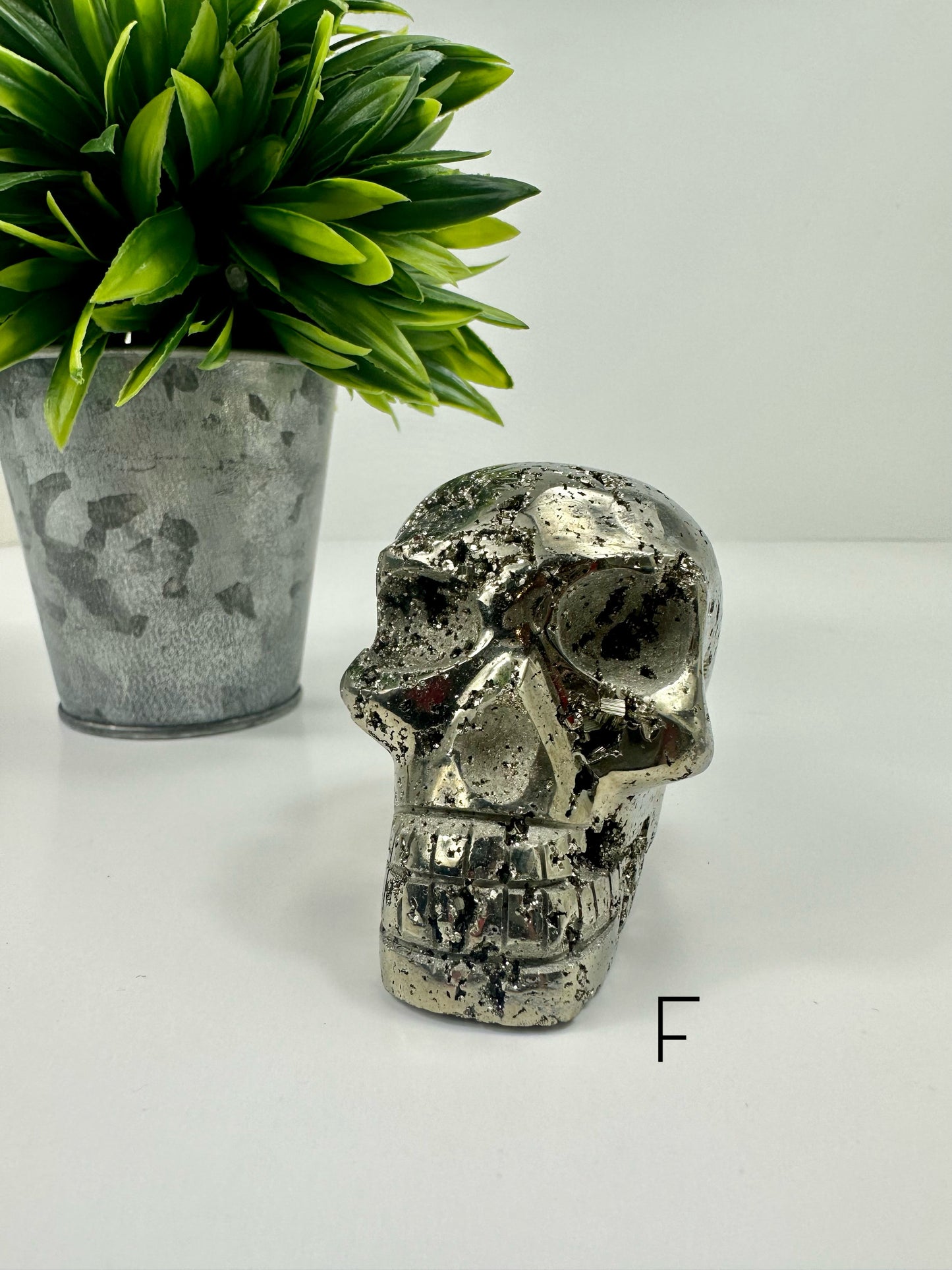 Pyrite Skull F