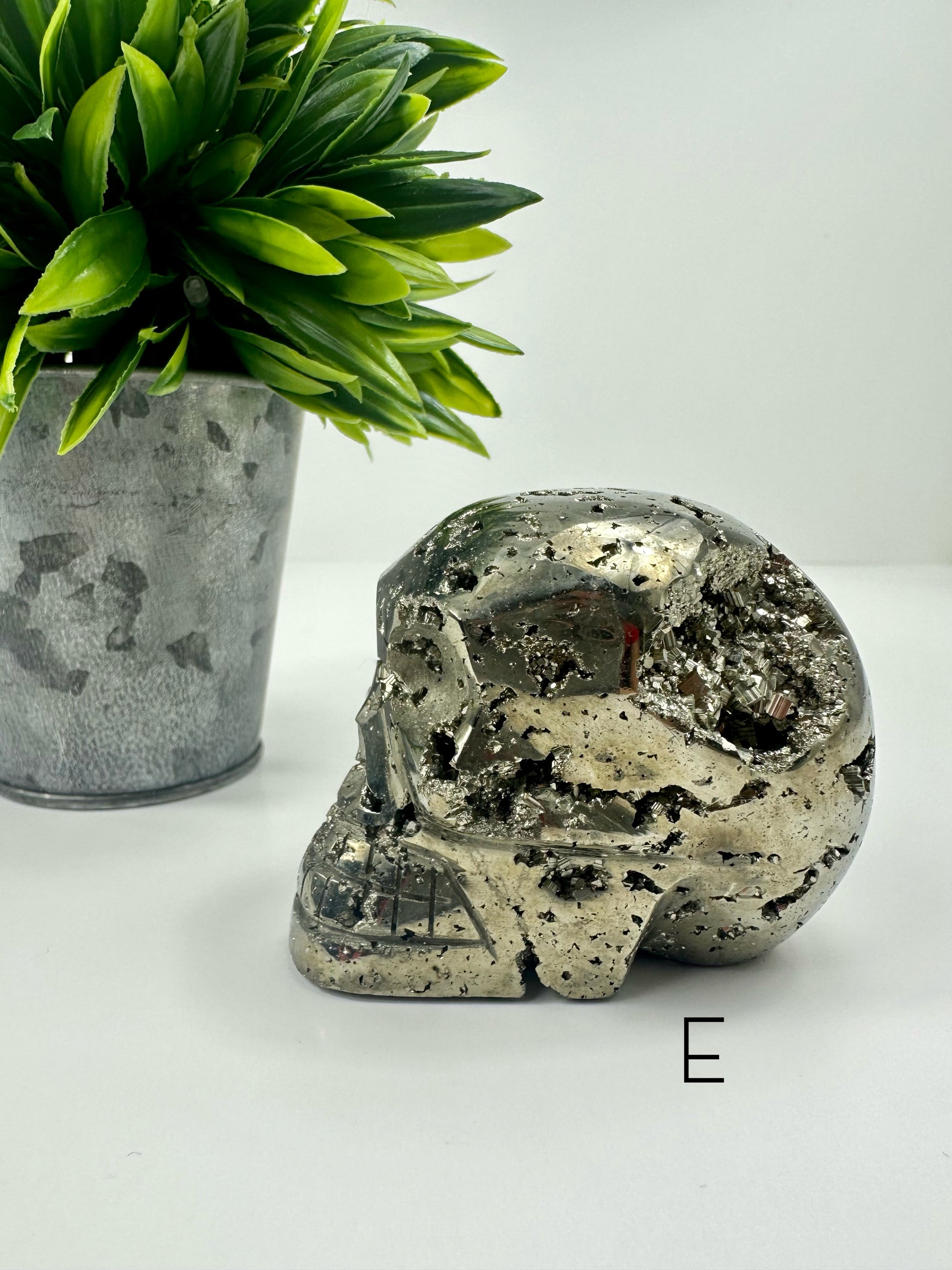 Pyrite Skull E