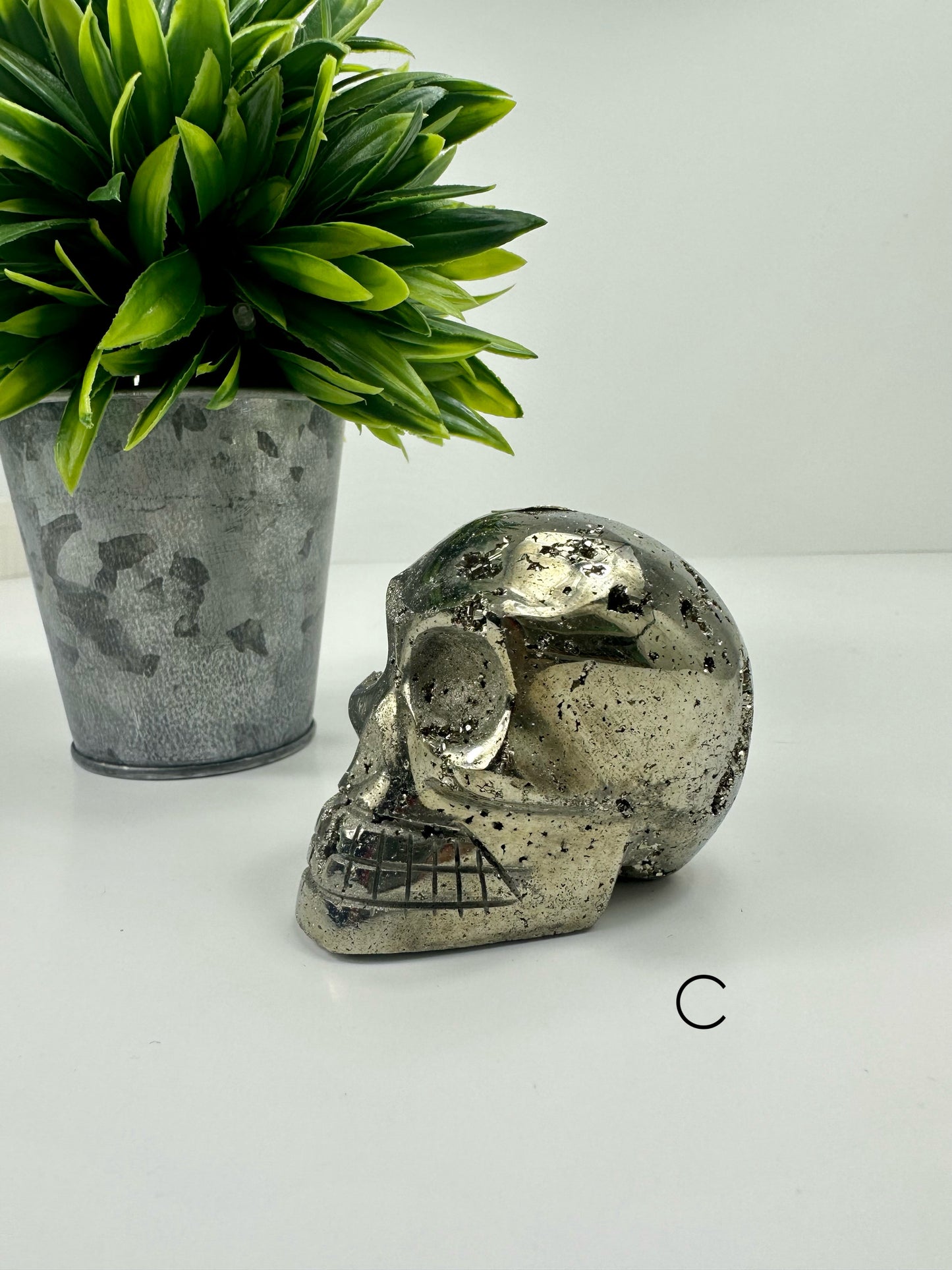 Pyrite Skull C