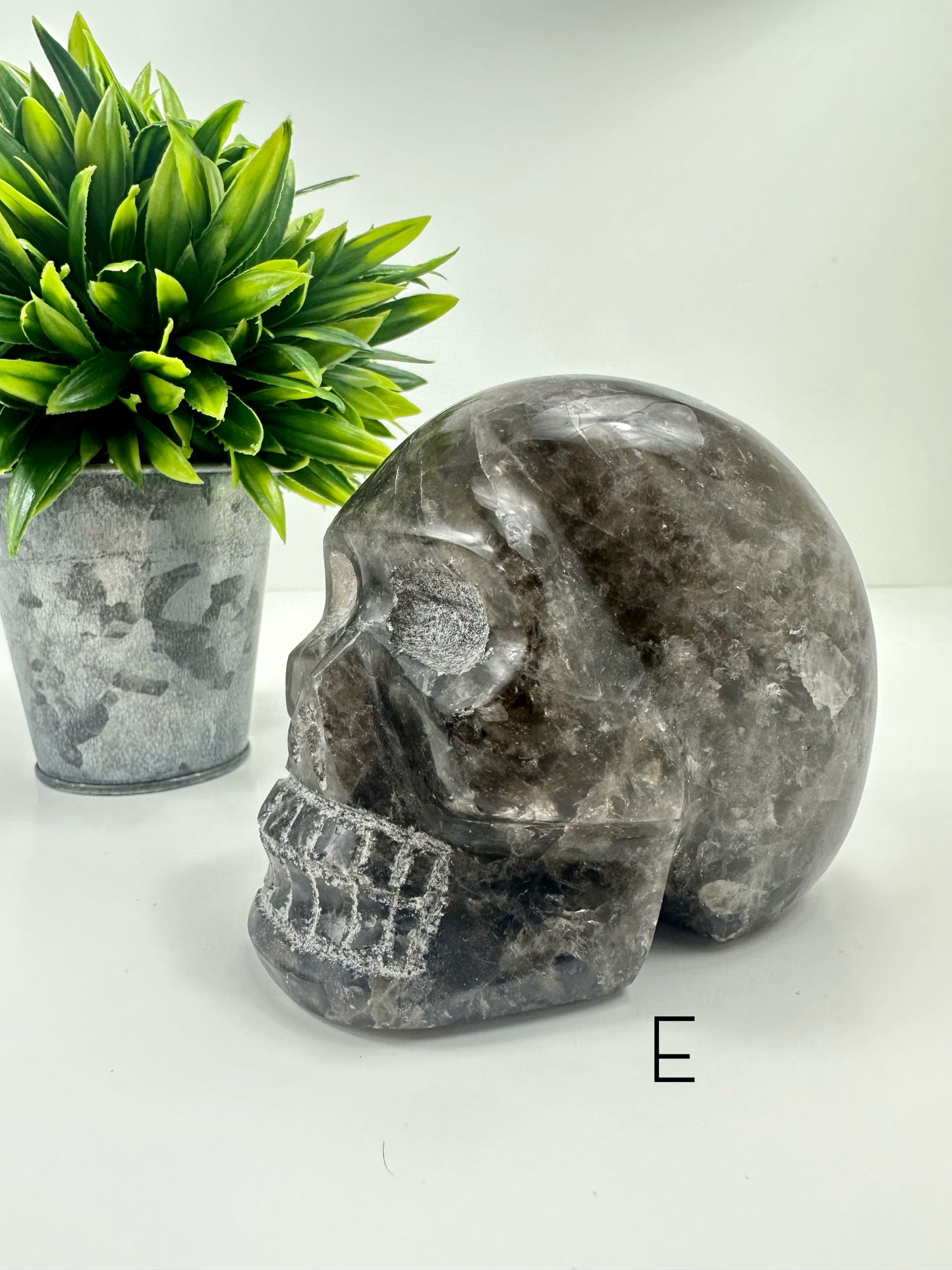 Smokey Quartz Skull E