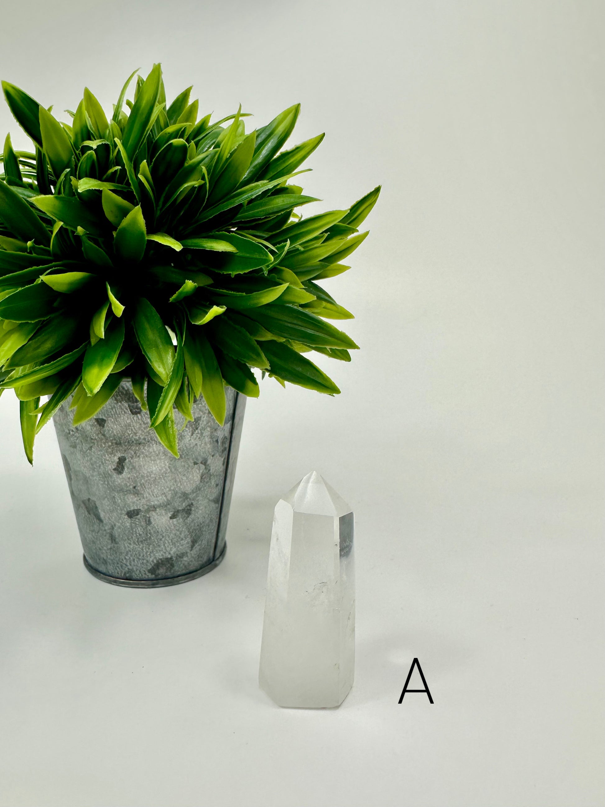 Clear Quartz Tower - A
