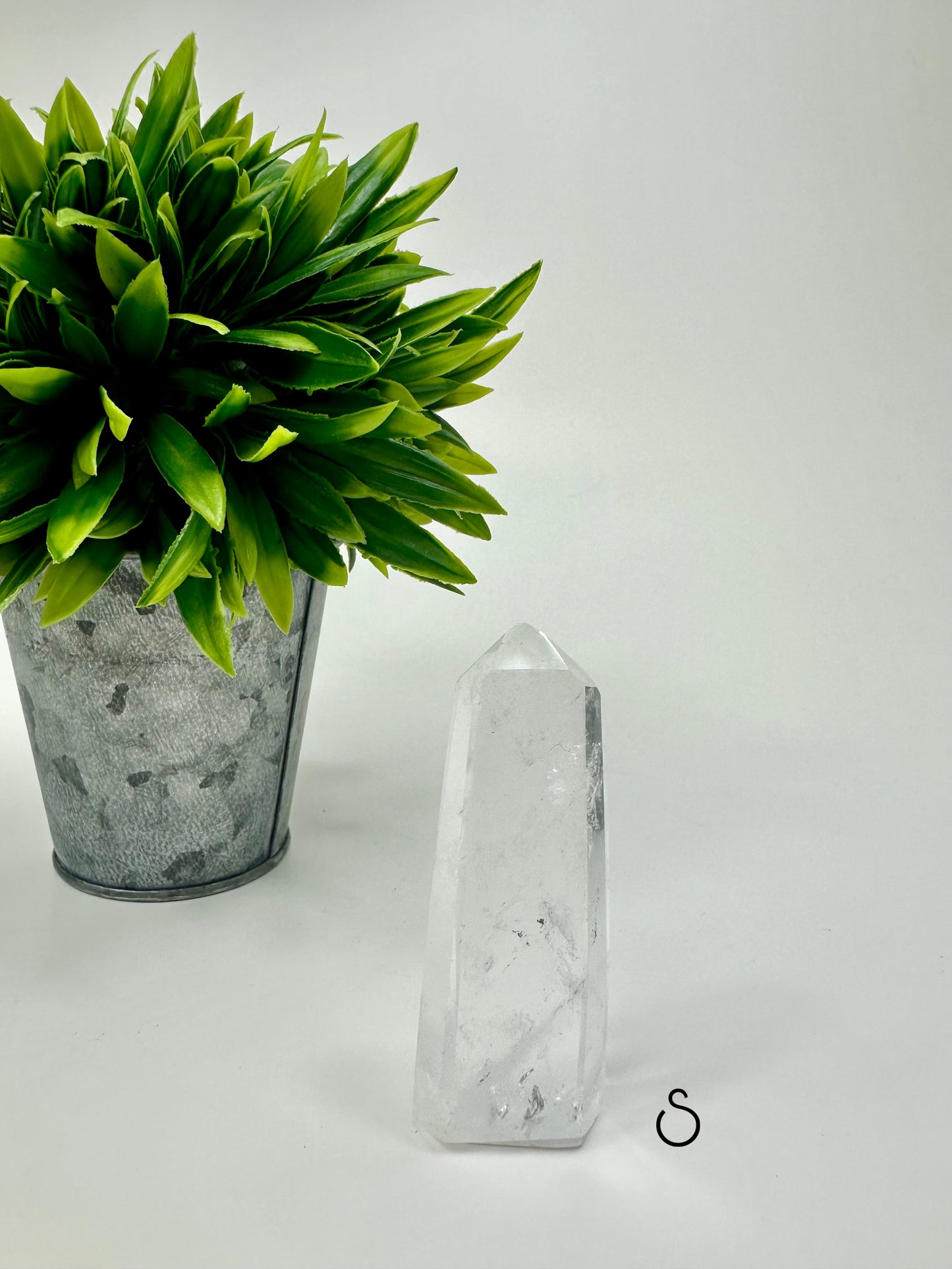 Clear Quartz Tower - S