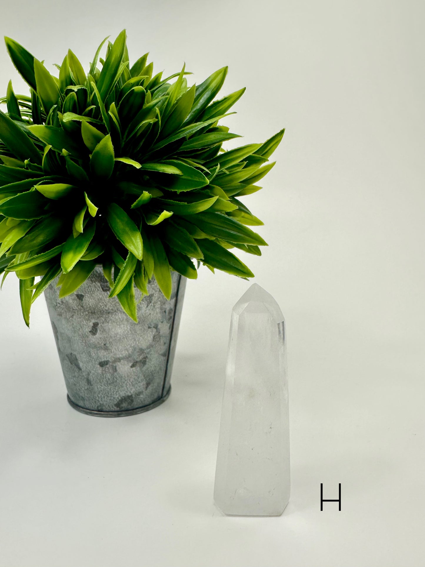 Clear Quartz Tower - H