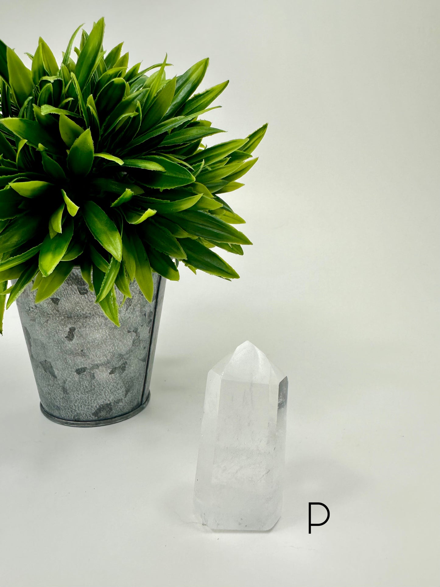 Clear Quartz Tower - P