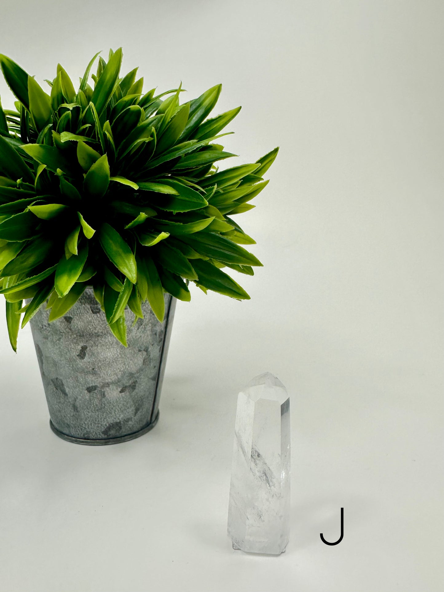 Clear Quartz Tower - J