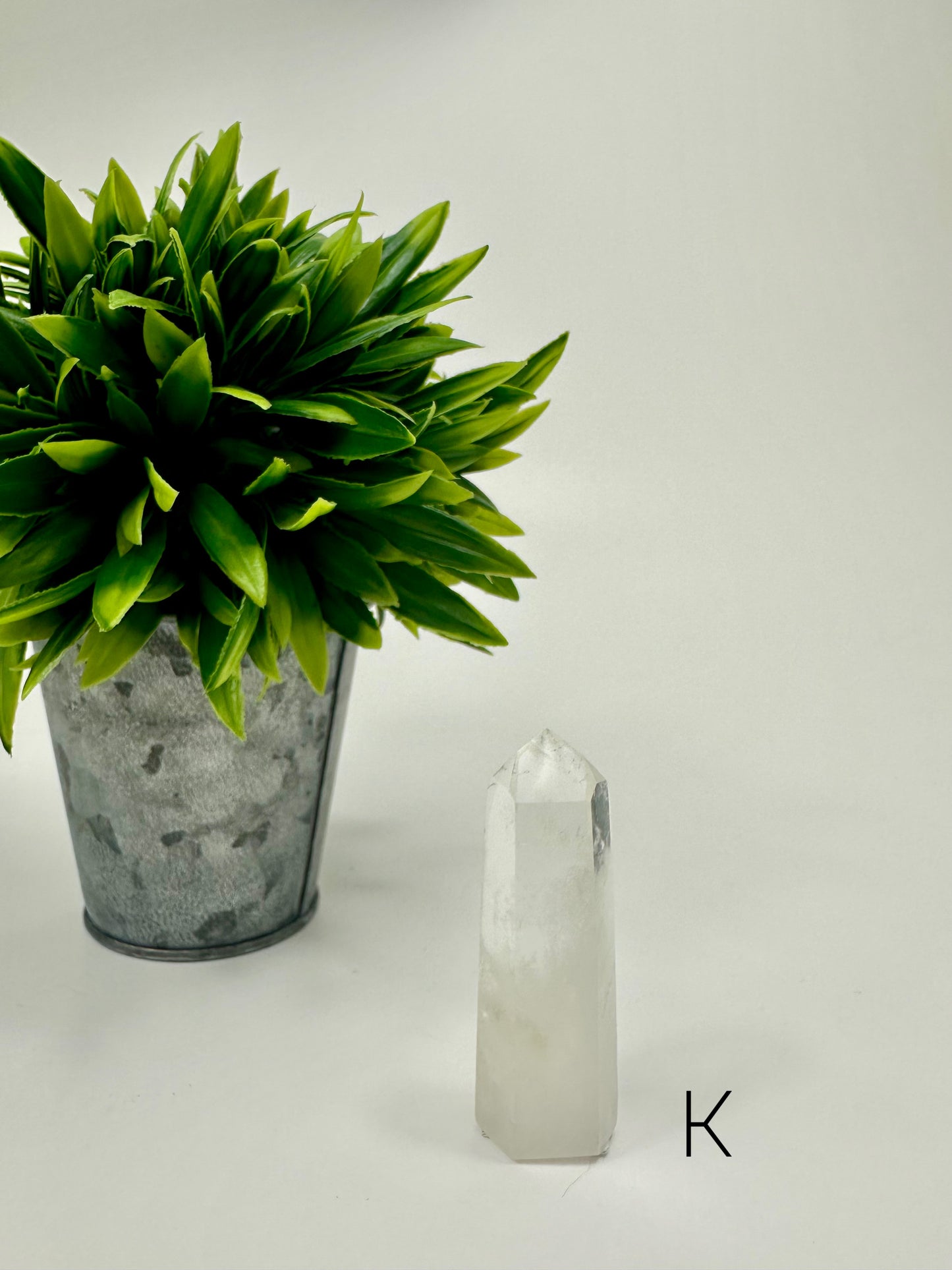 Clear Quartz Tower - K
